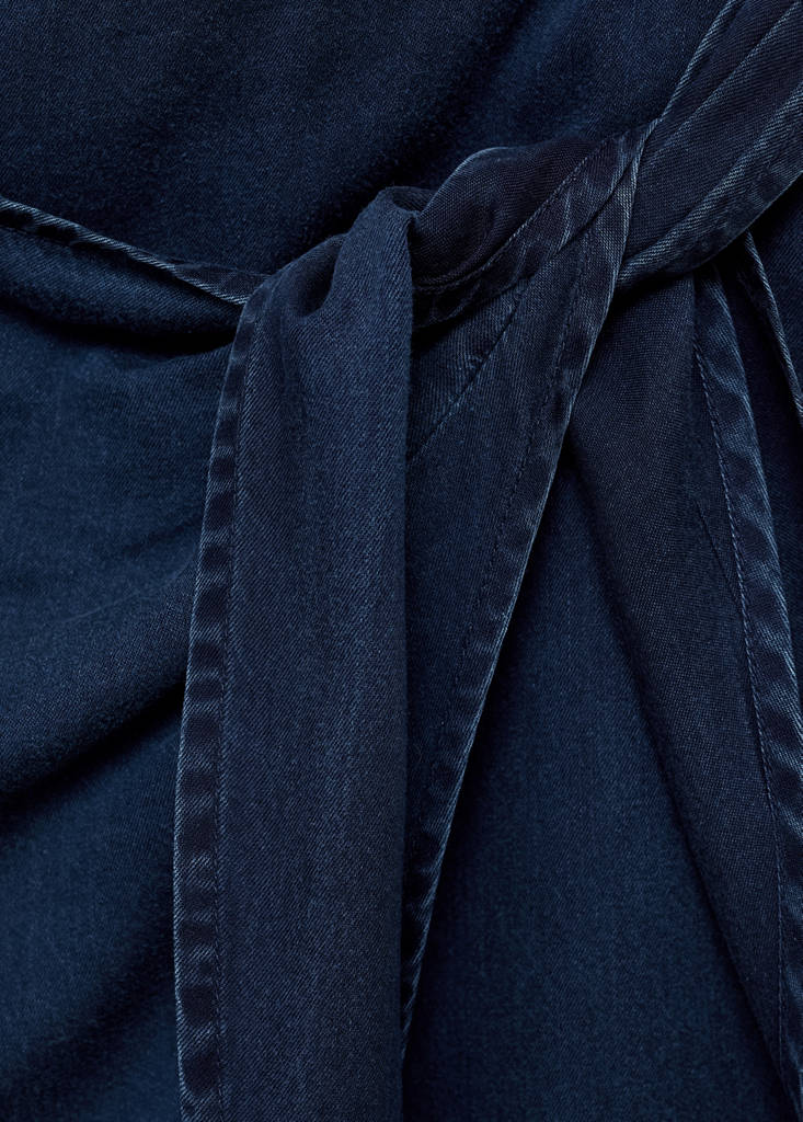 Lyocell sarong skirt — Dark Blue