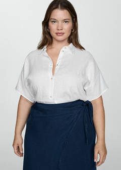 Lyocell sarong skirt — Dark Blue 8