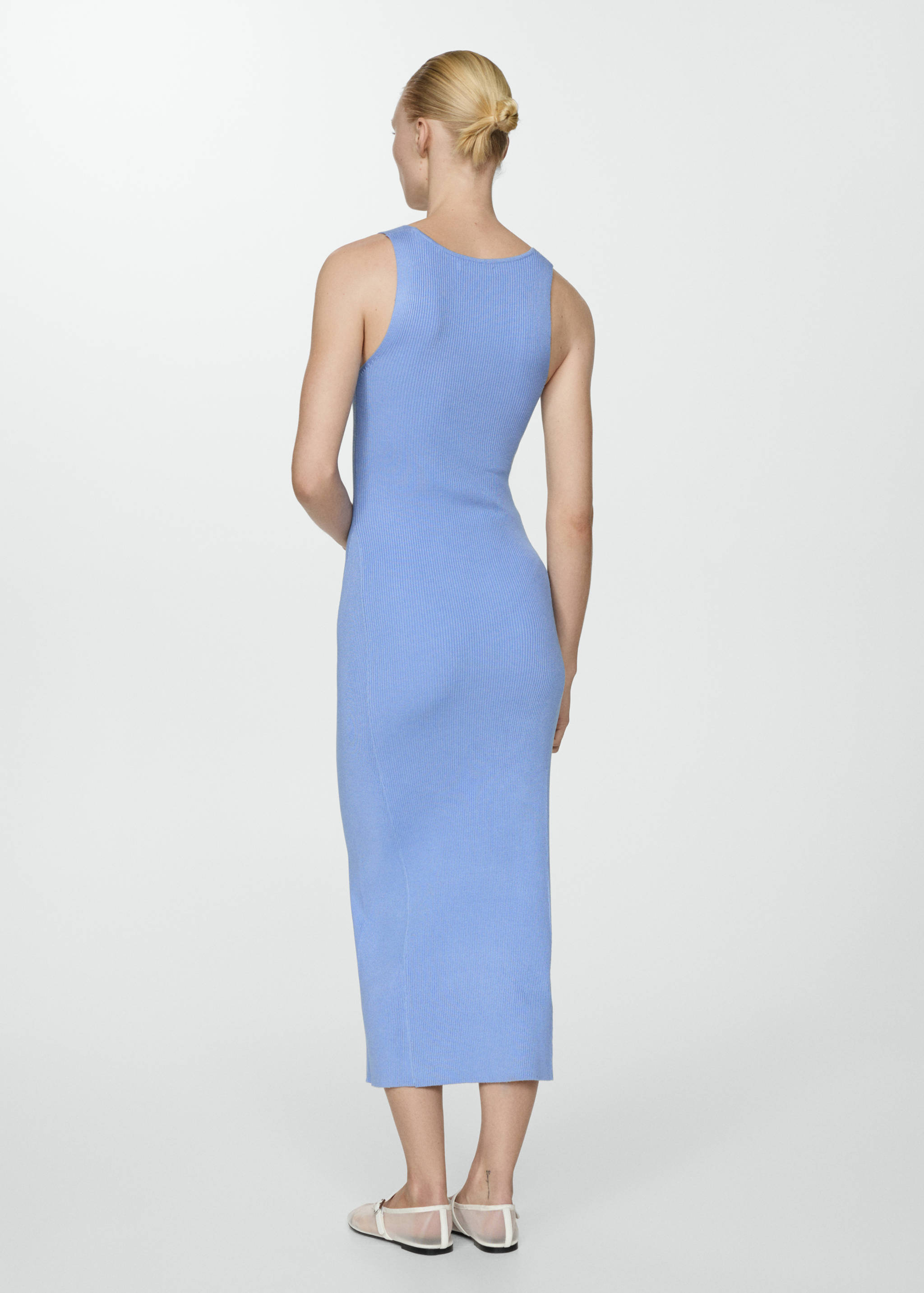 Robe bretelles maille - Verso de l’article