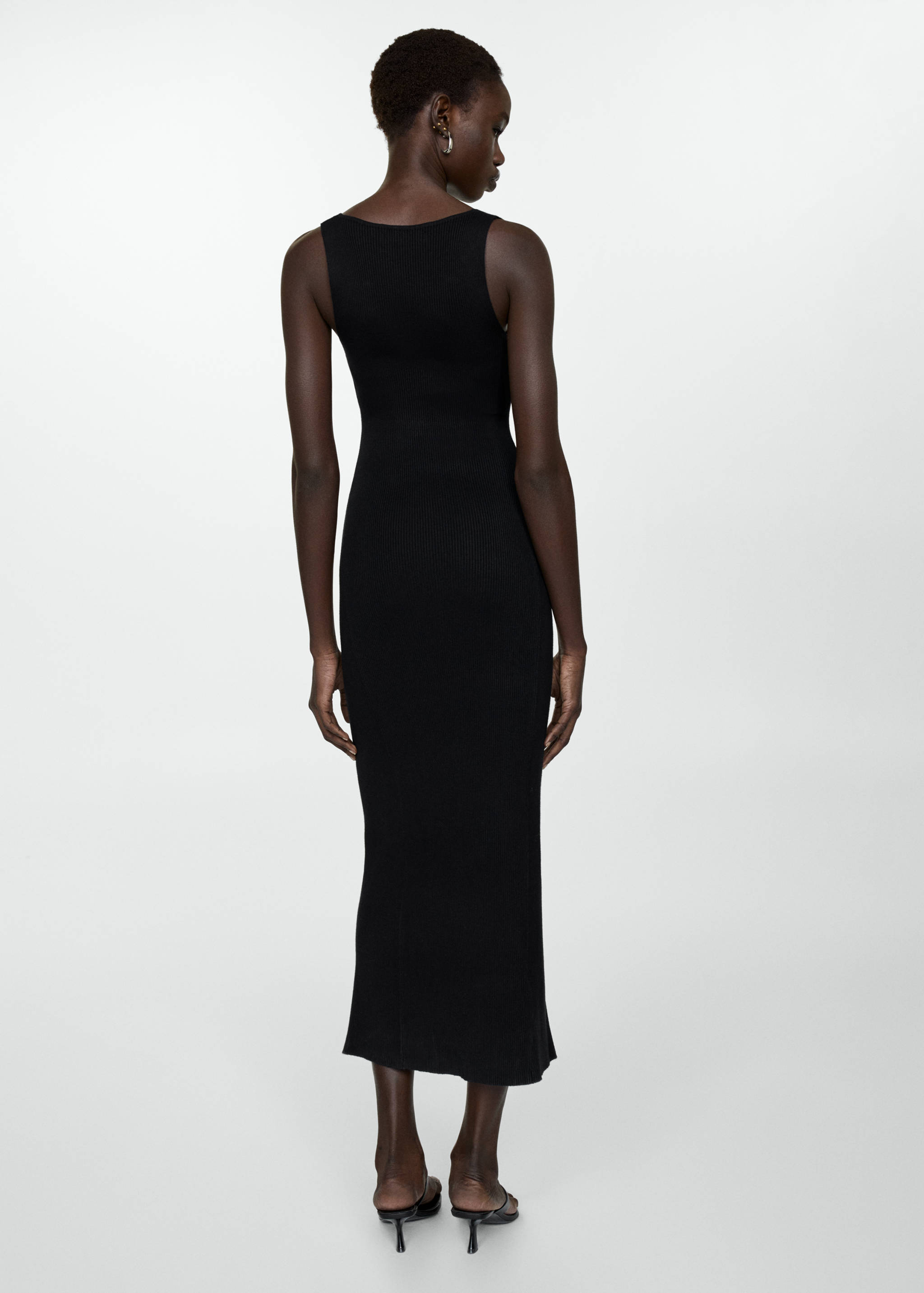 Robe bretelles maille - Verso de l’article