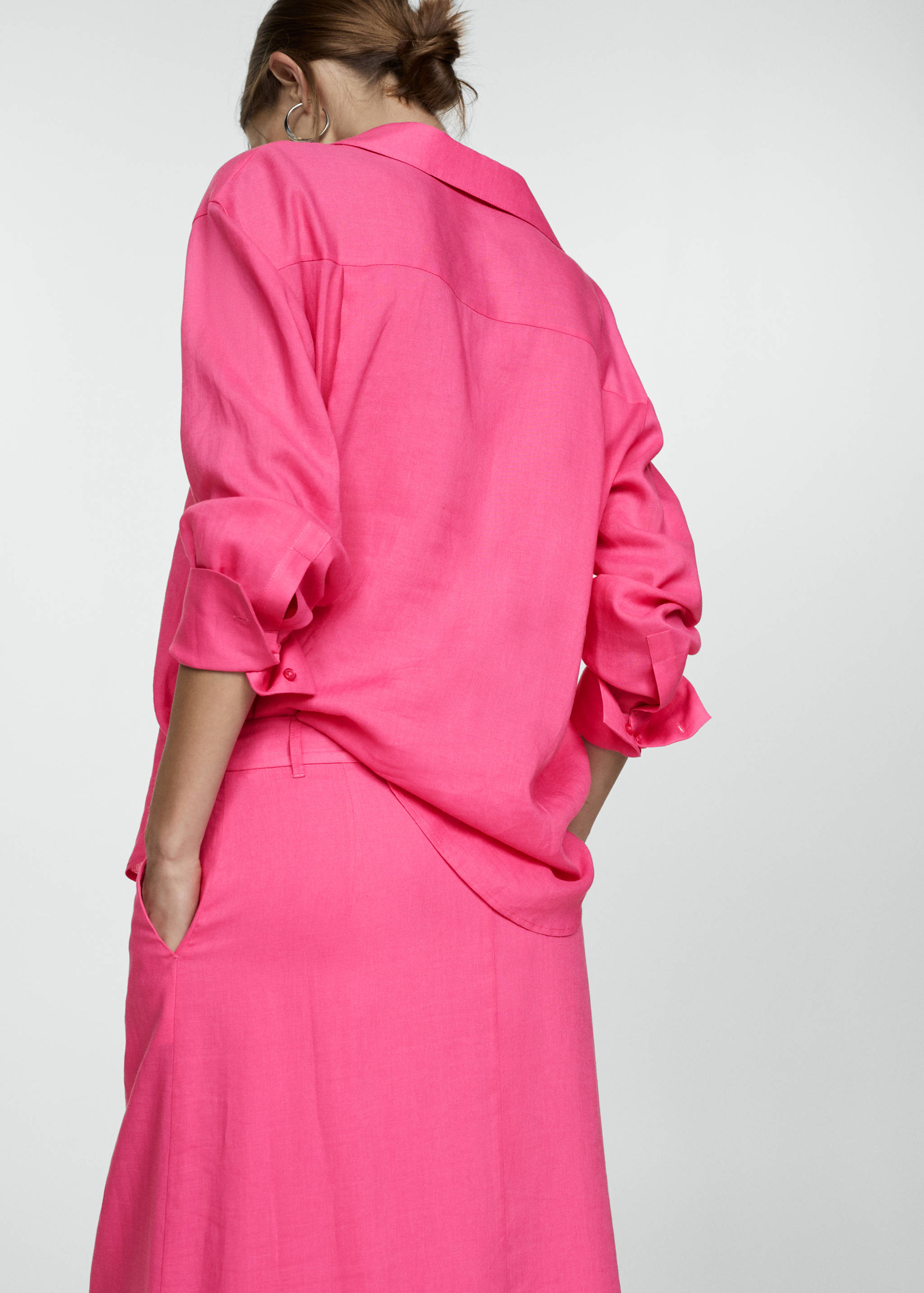 Chemise manches longues Lyocell - Verso de l’article