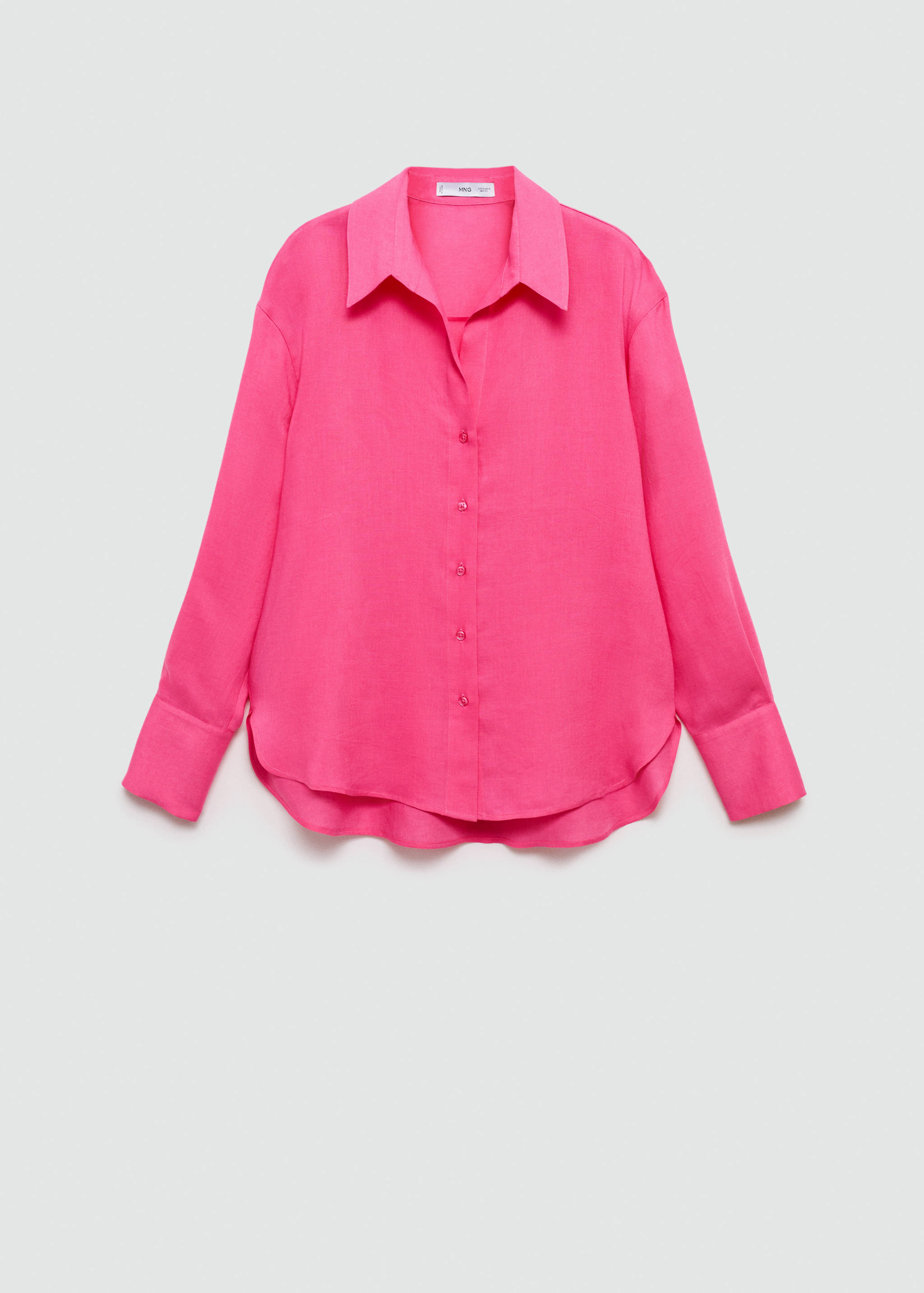 Camisa de liocel com manga comprida - Artigo sem modelo