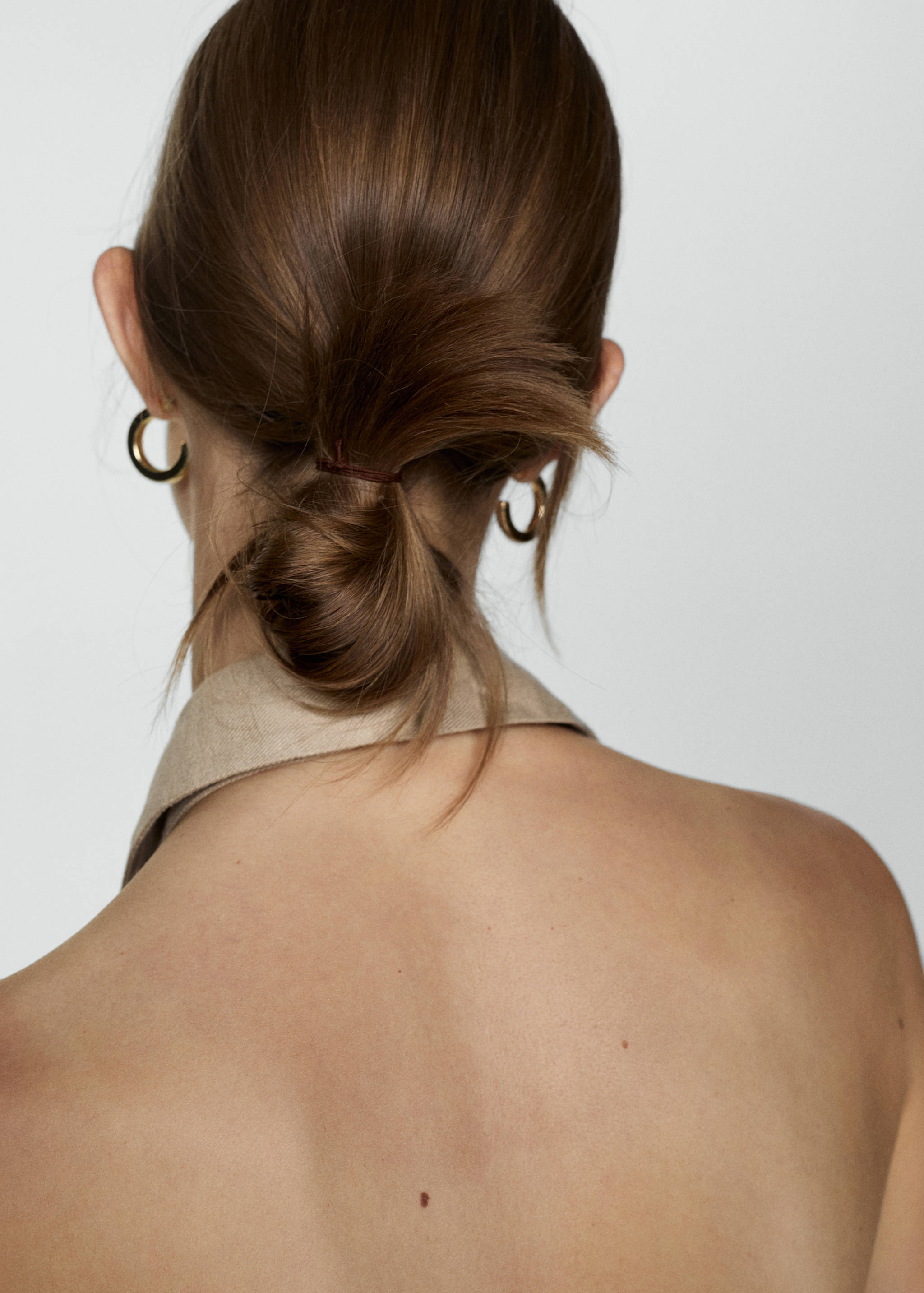 Polo-neck dress with opening - Details of the article 6