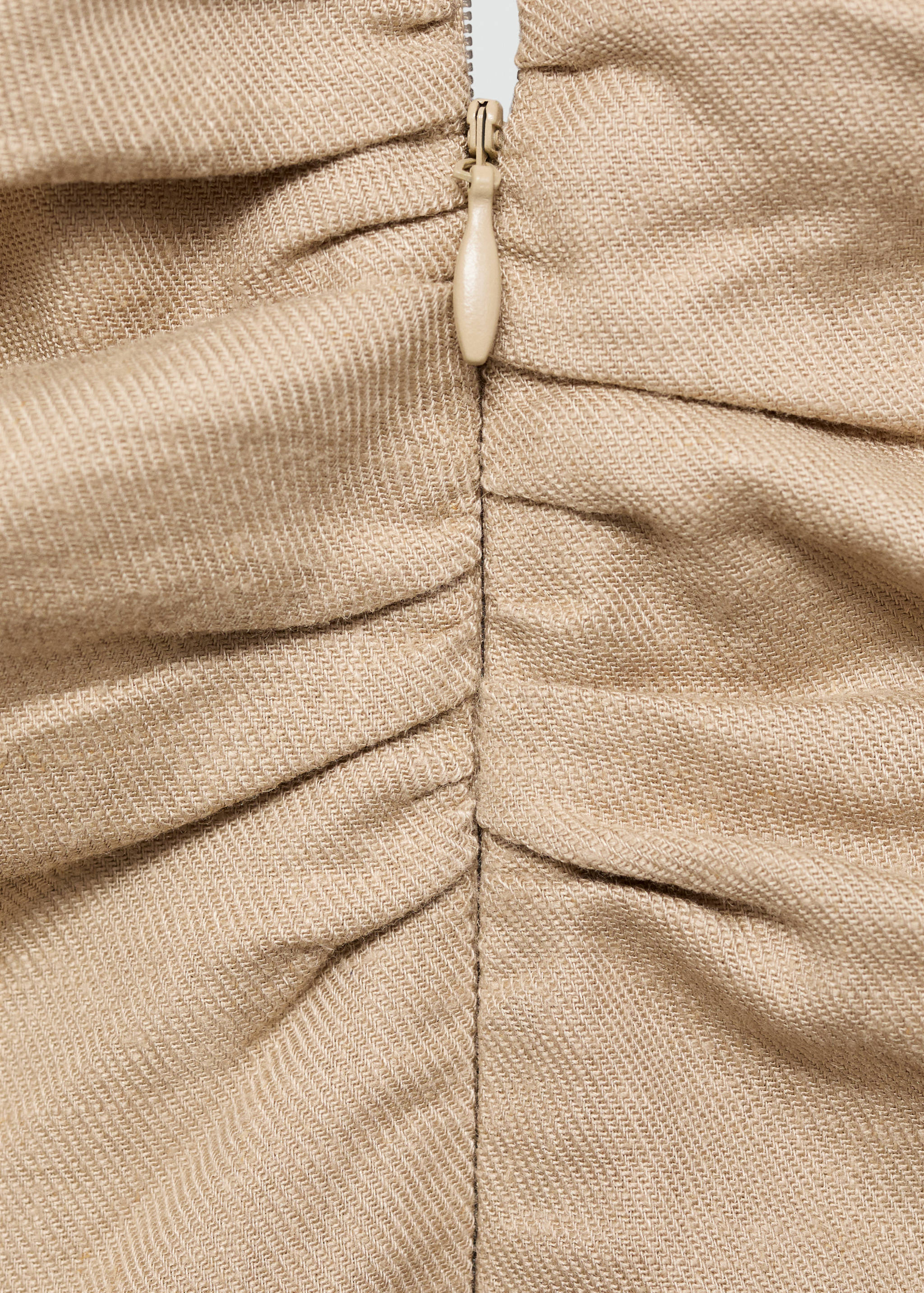 Polo-neck dress with opening - Details of the article 8