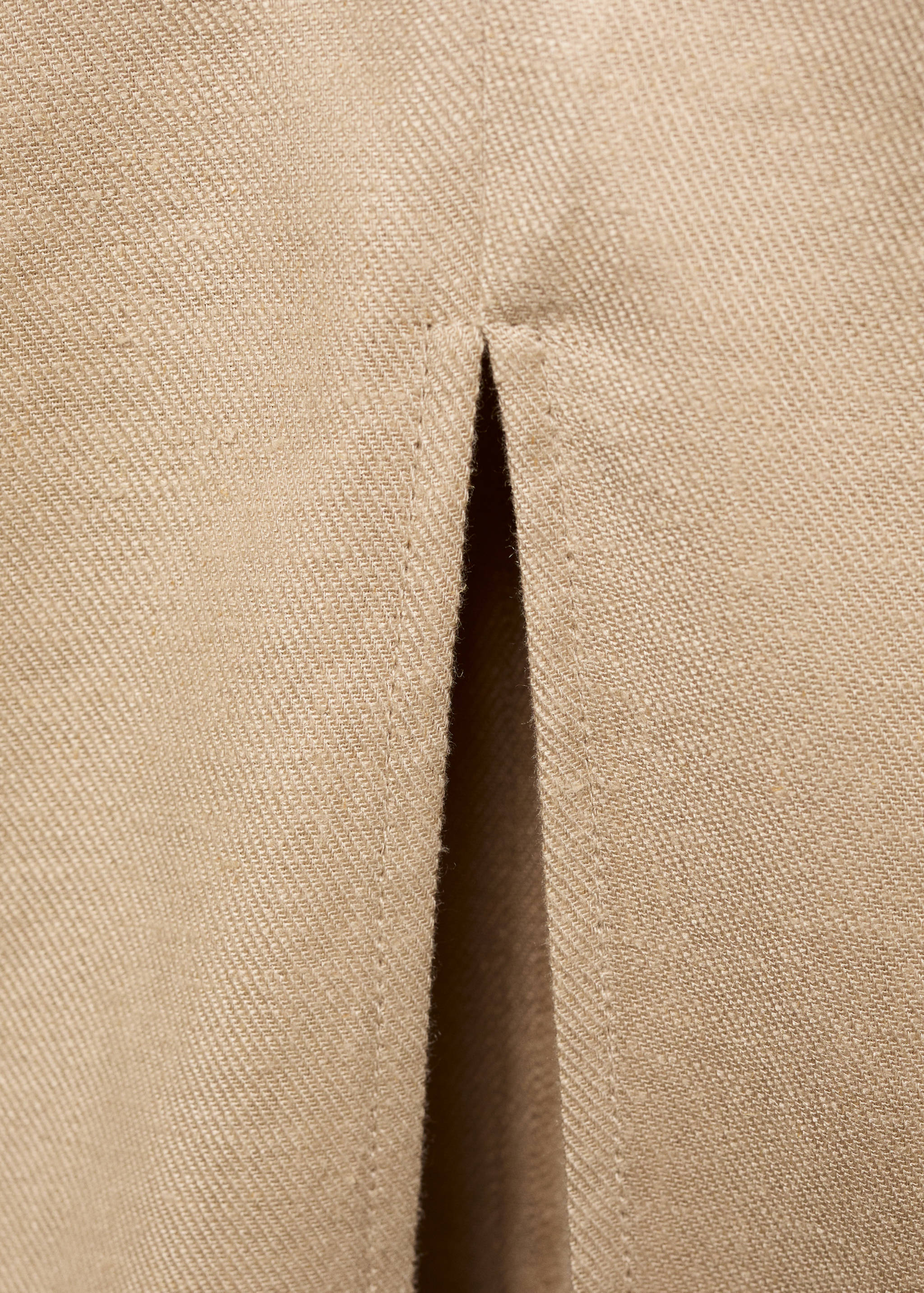 Polo-neck dress with opening - Details of the article 0