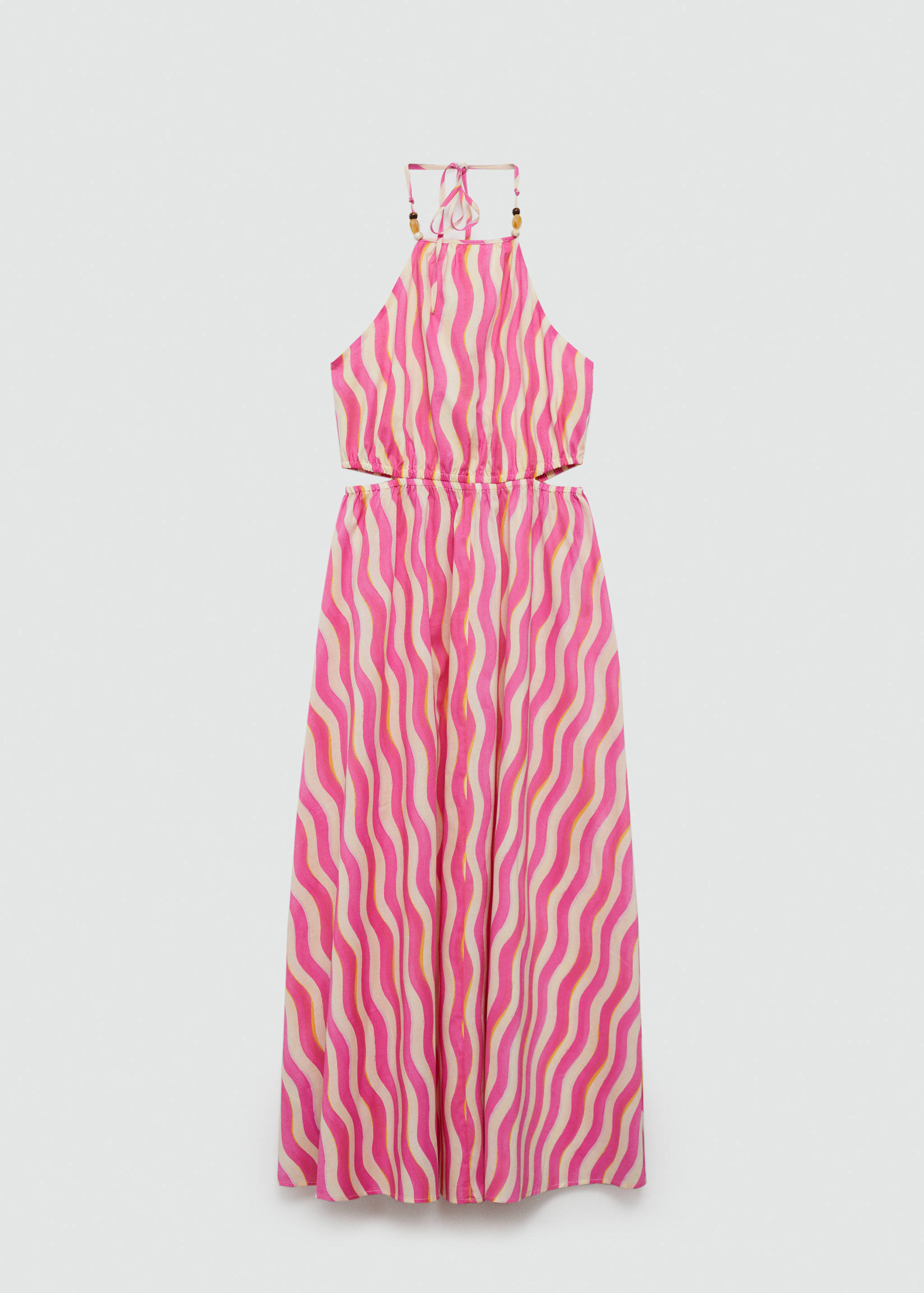 Printed dress with openings - Article without model