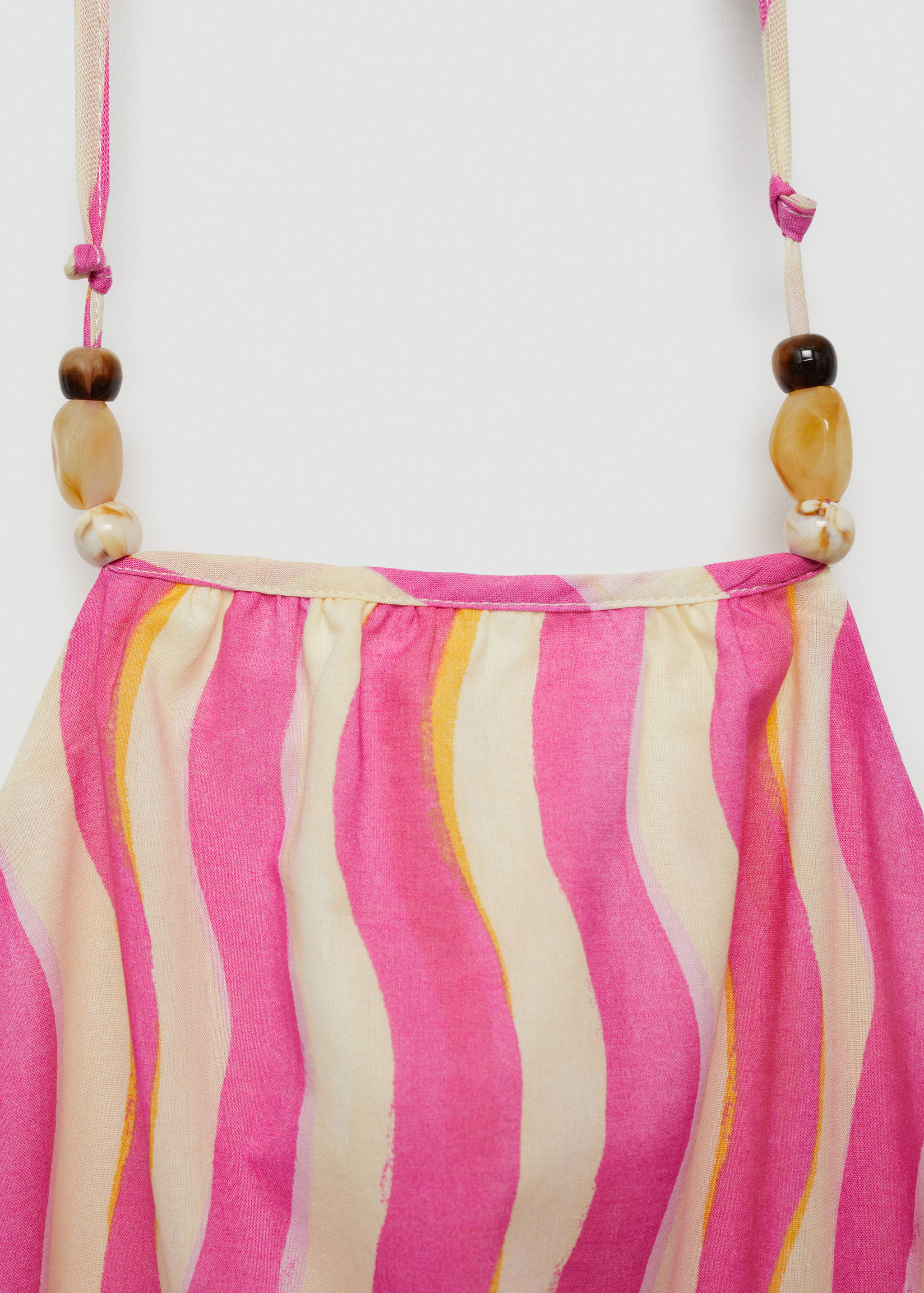 Printed dress with openings - Details of the article 8
