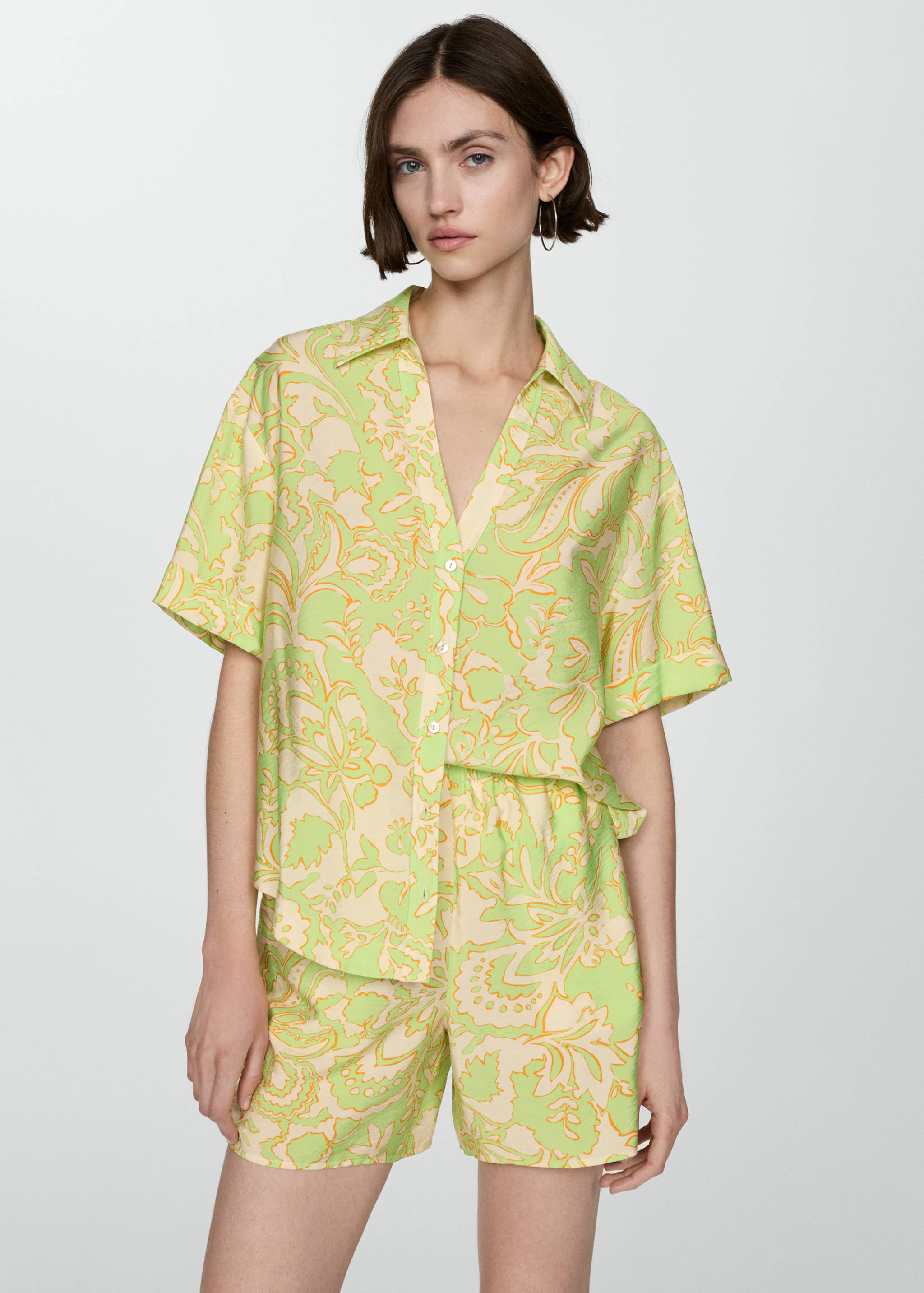 Printed fluid shorts - Details of the article 1