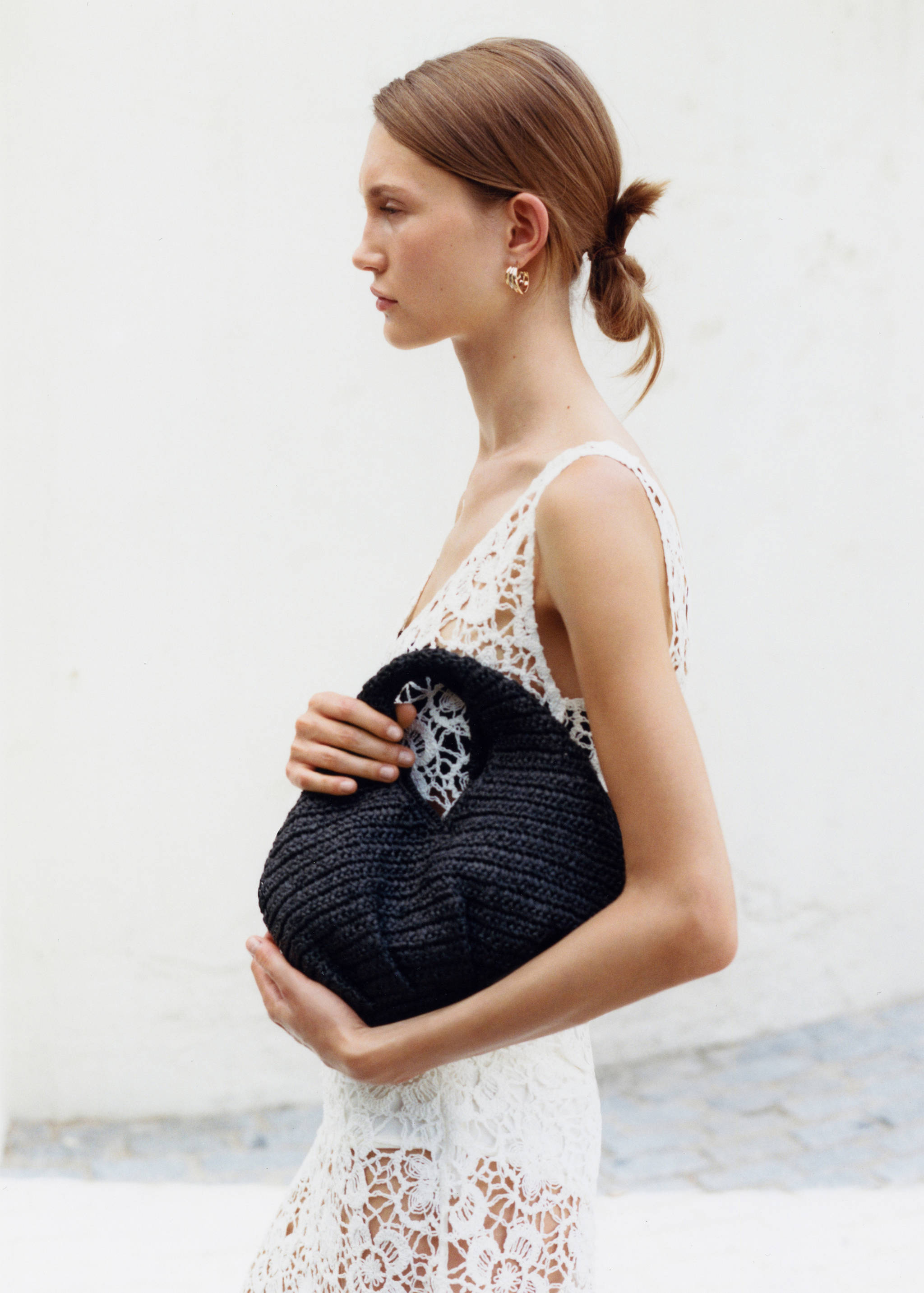 Natural fibre handbag - General plane