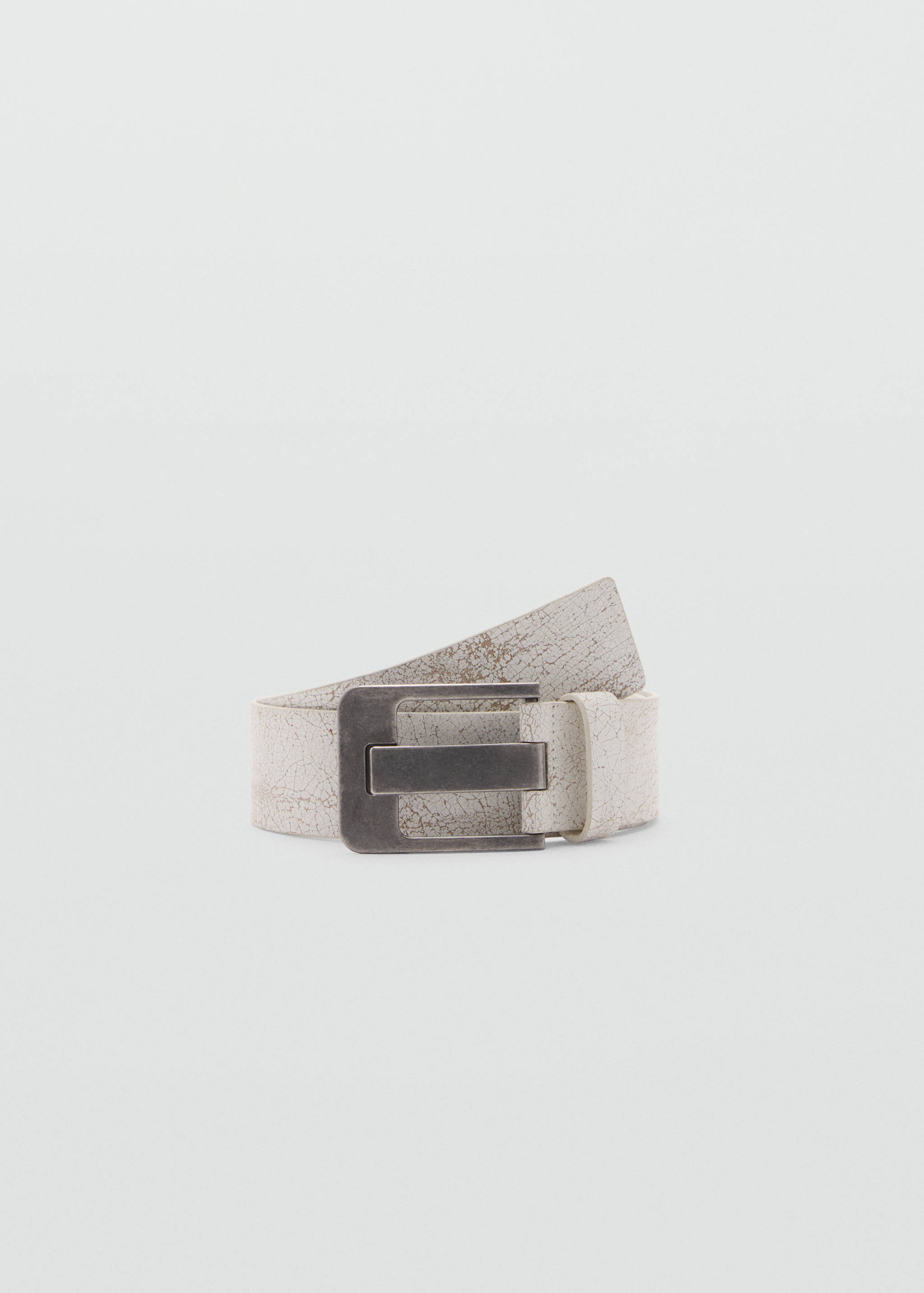 Wide leather belt - Article without model