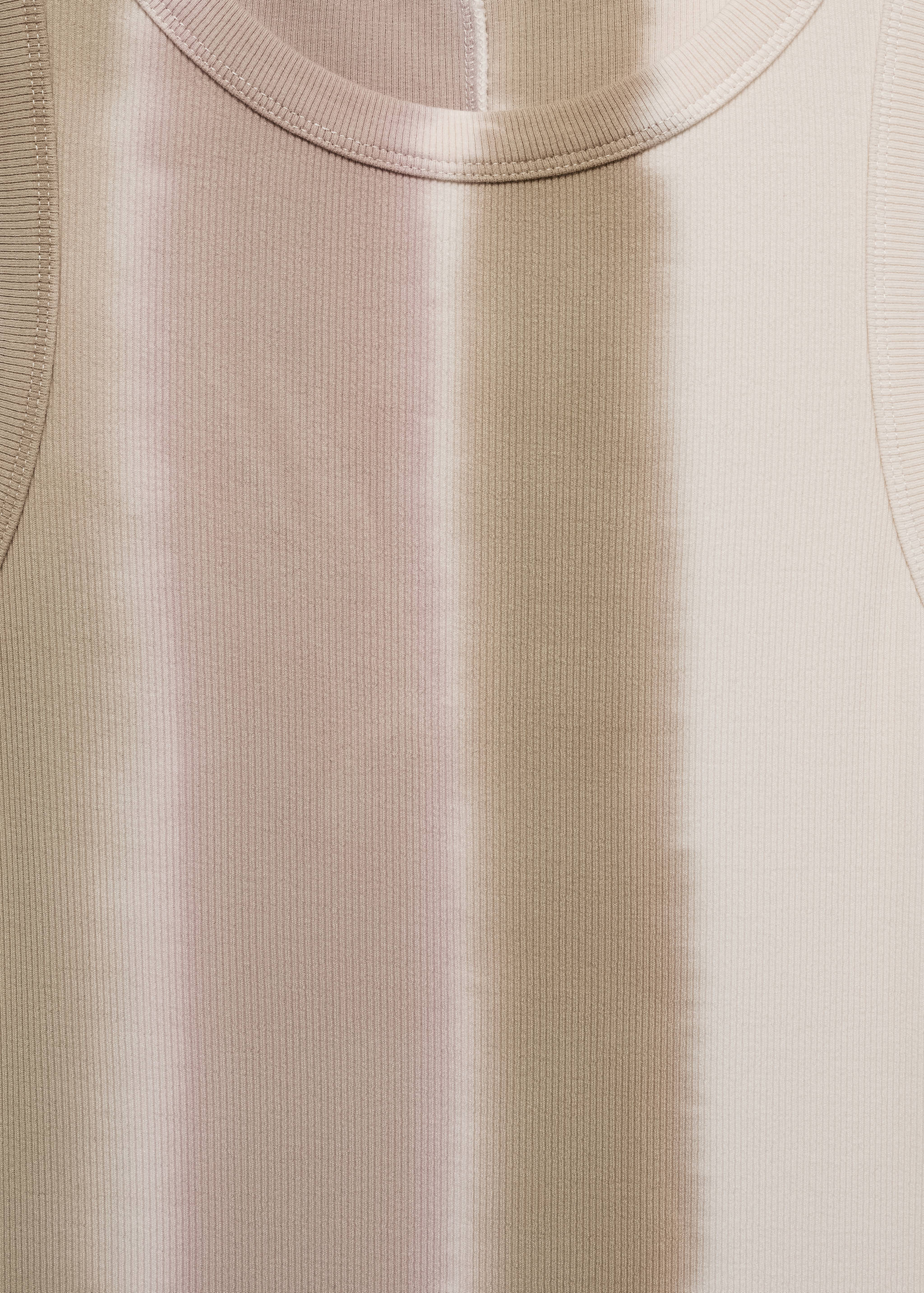 Tie-dye ribbed dress - Details of the article 8
