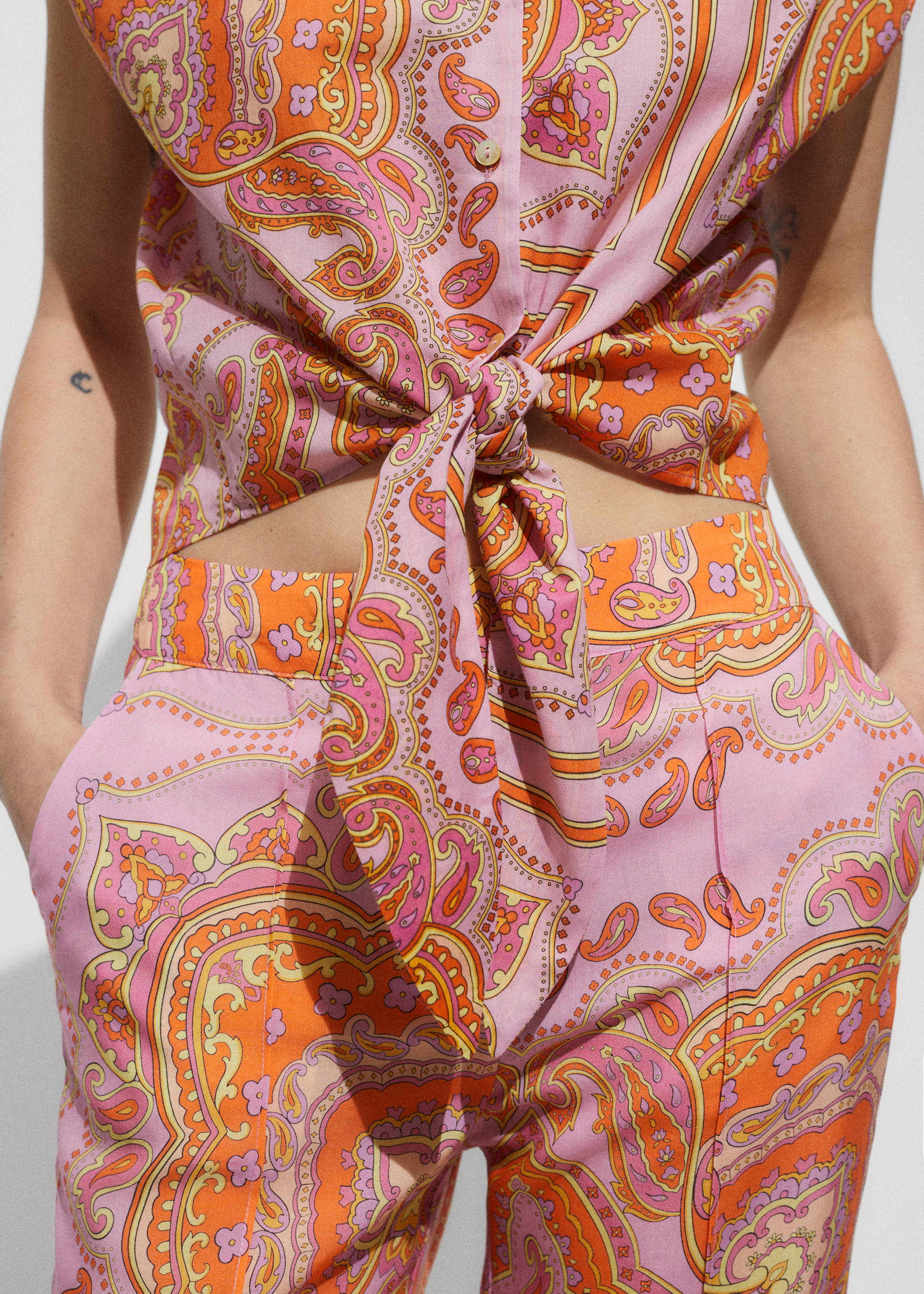 Pantalon Lyocell imprimé - Détail de l'article 6