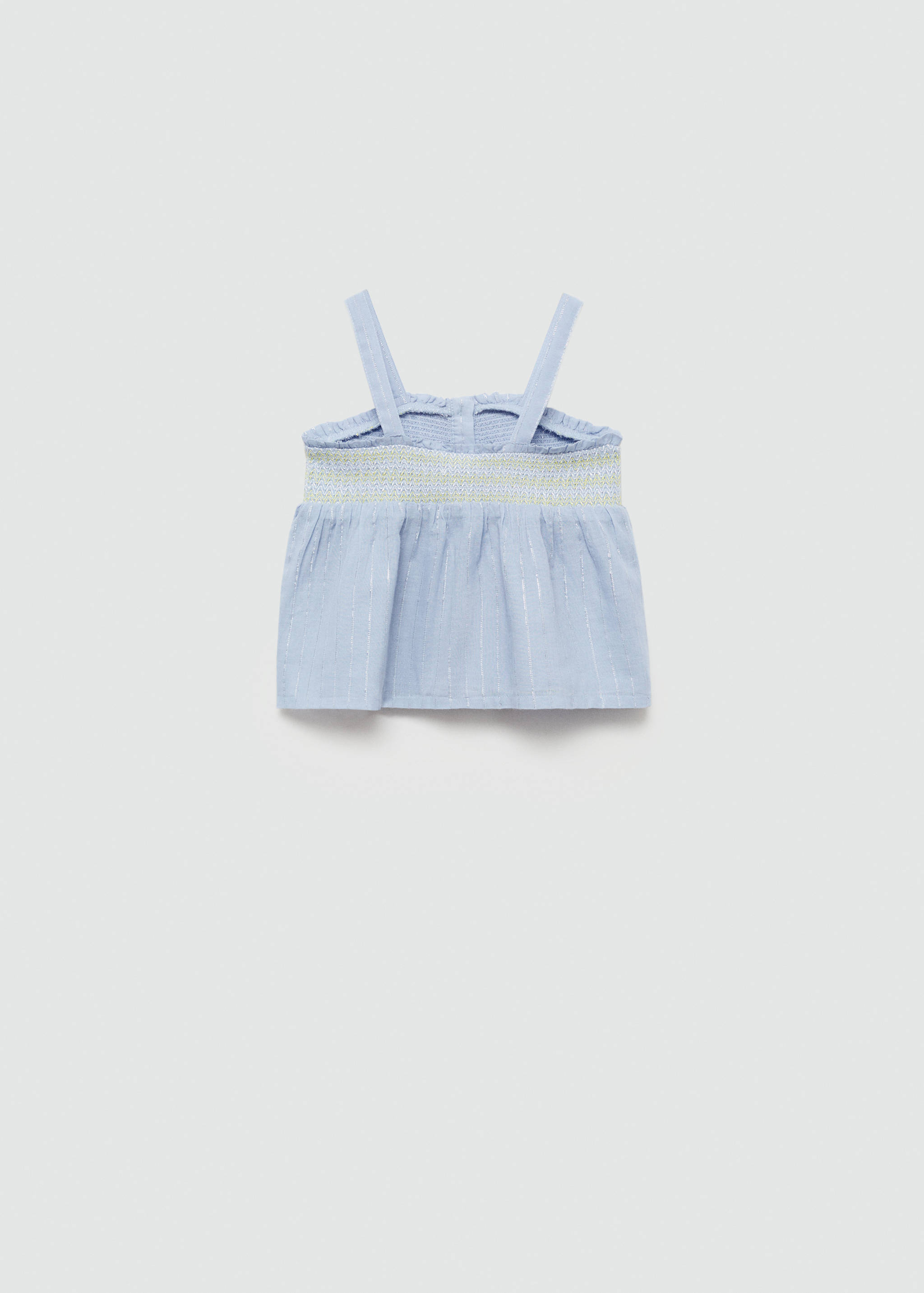 Embroidered cotton blouse - Reverse of the article