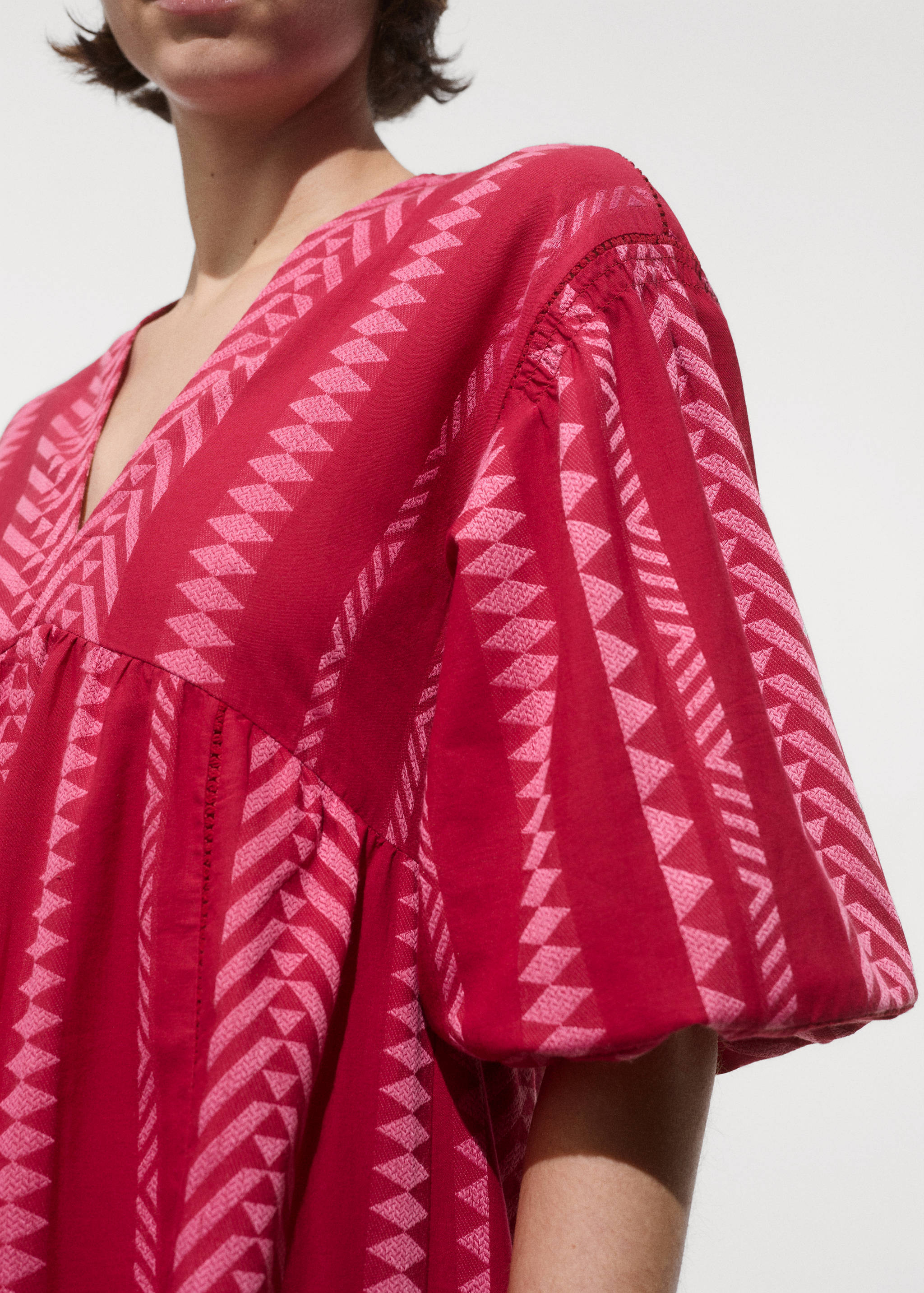 Geometric print midi dress - Details of the article 6