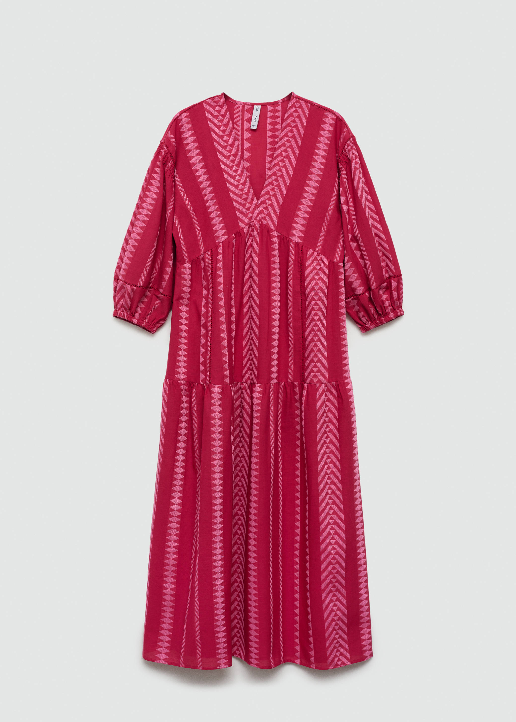 Geometric print midi dress - Article without model