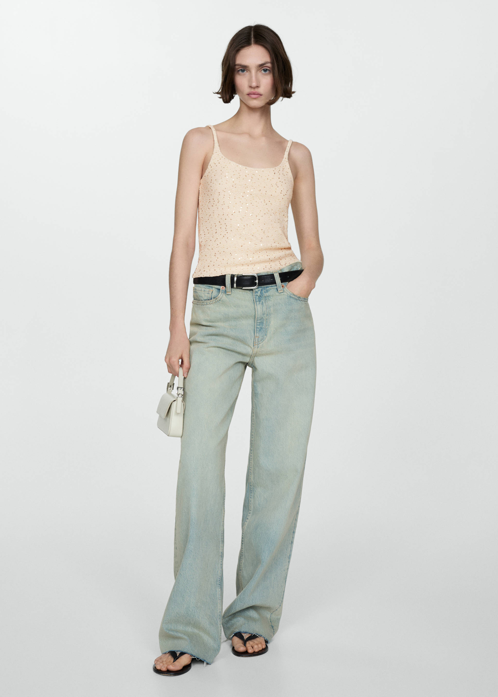 Sequined tank top - General plane