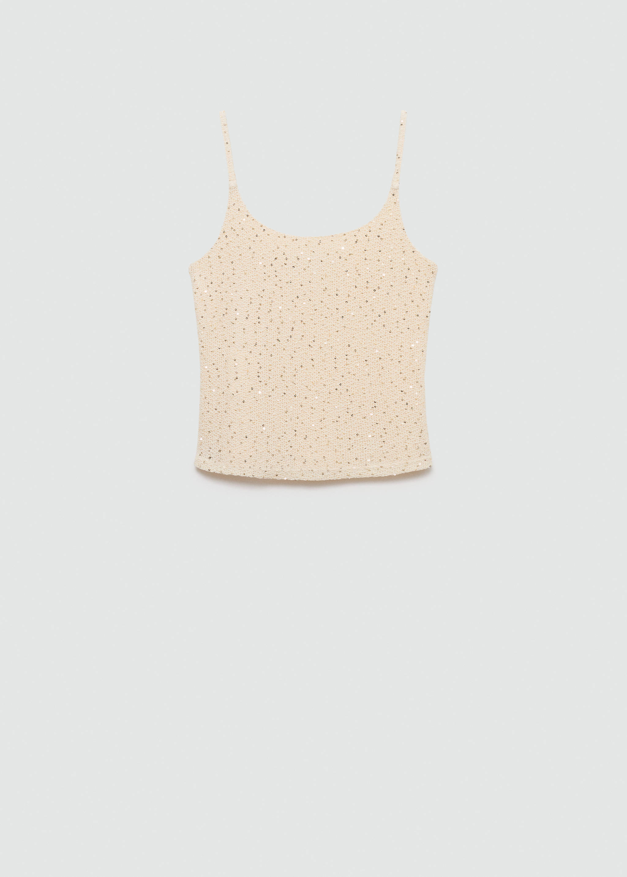 Sequined tank top - Article without model