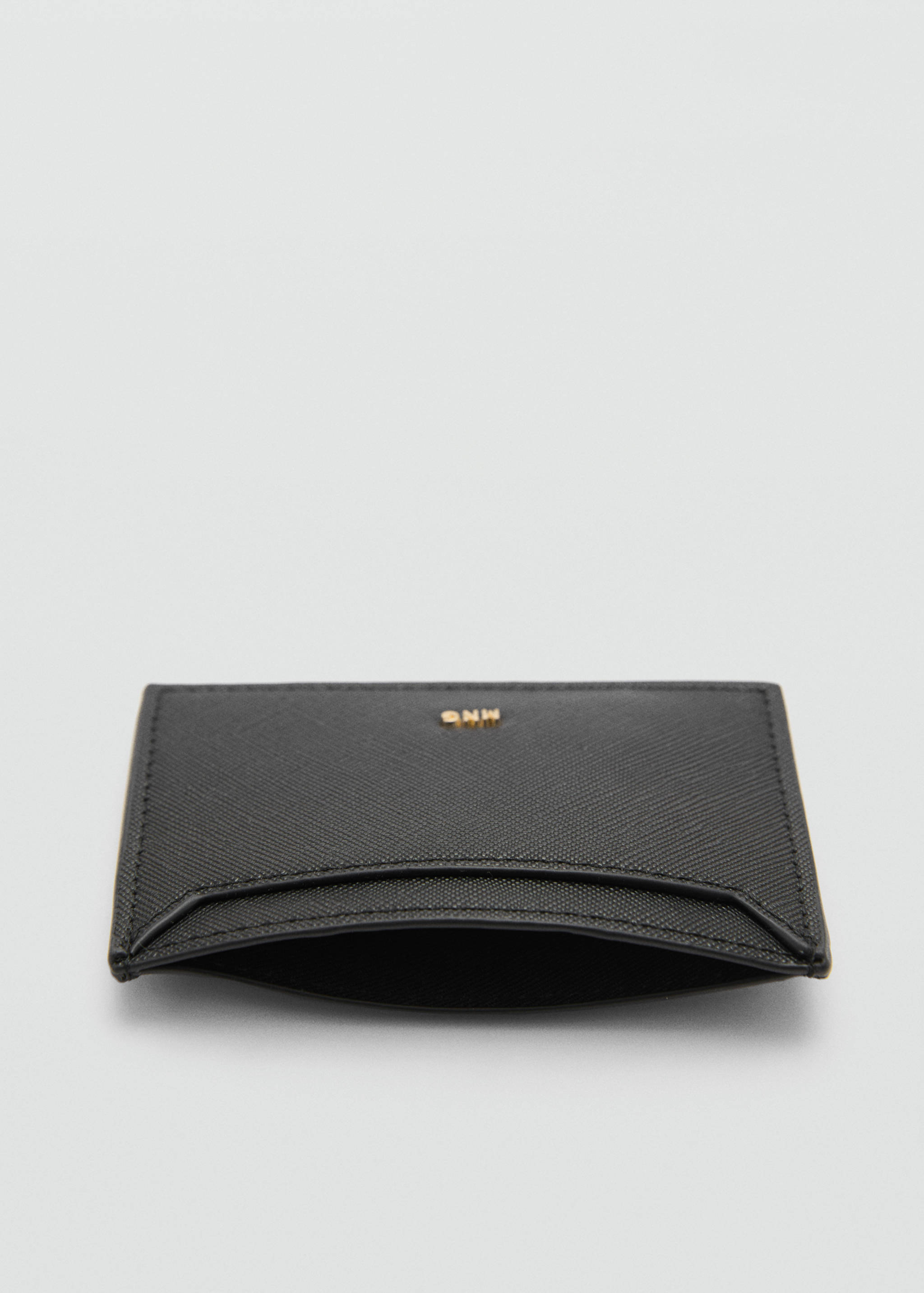 Saffiano-effect cardholder - Medium plane