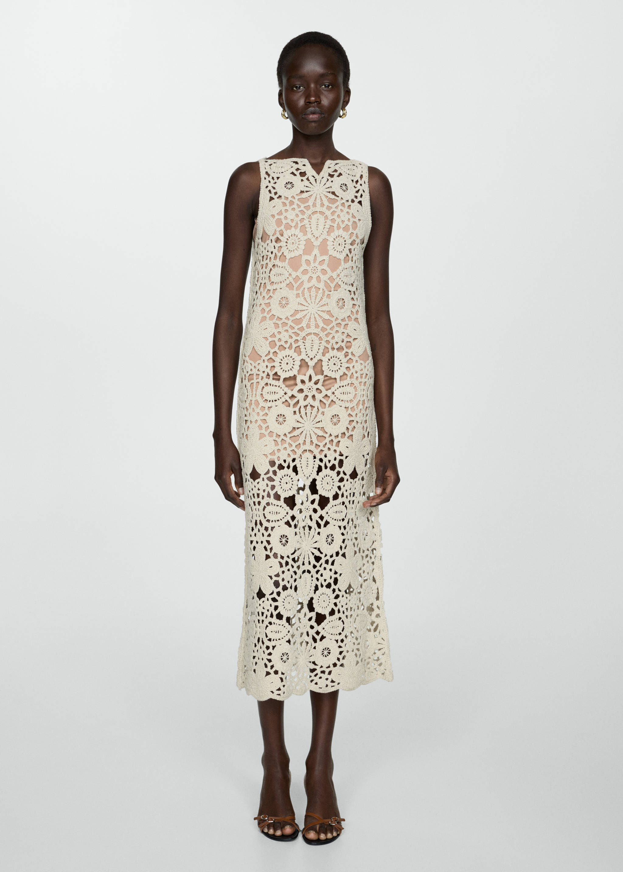 Short strapless slip dress - General plane