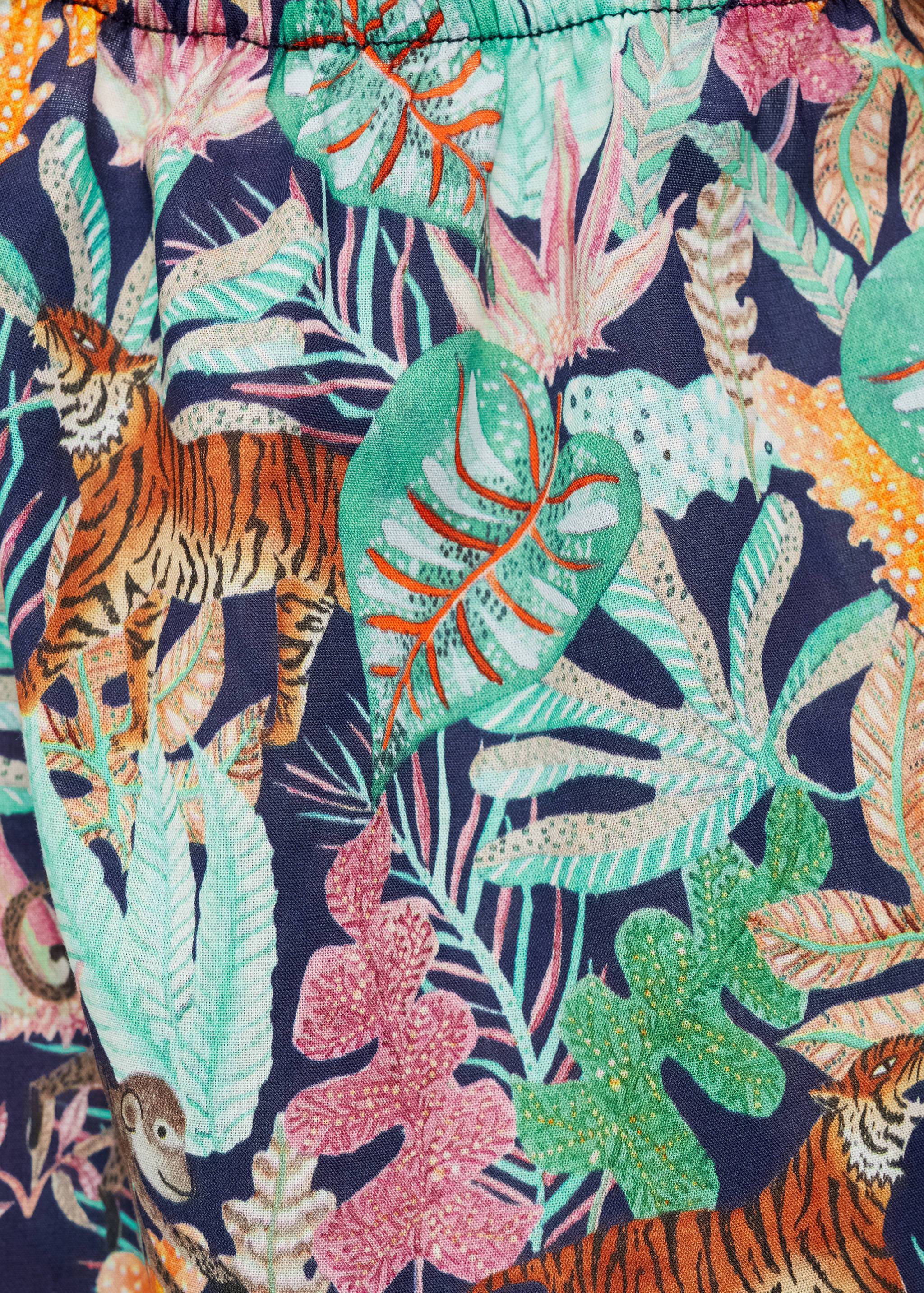 Tropical print blouse - Details of the article 0