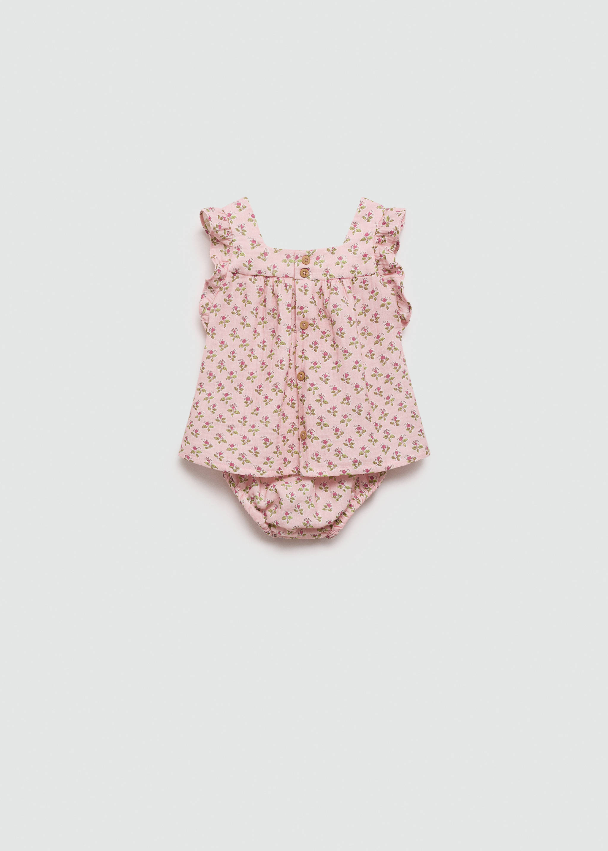 Cotton dress and nappy cover - Reverse of the article