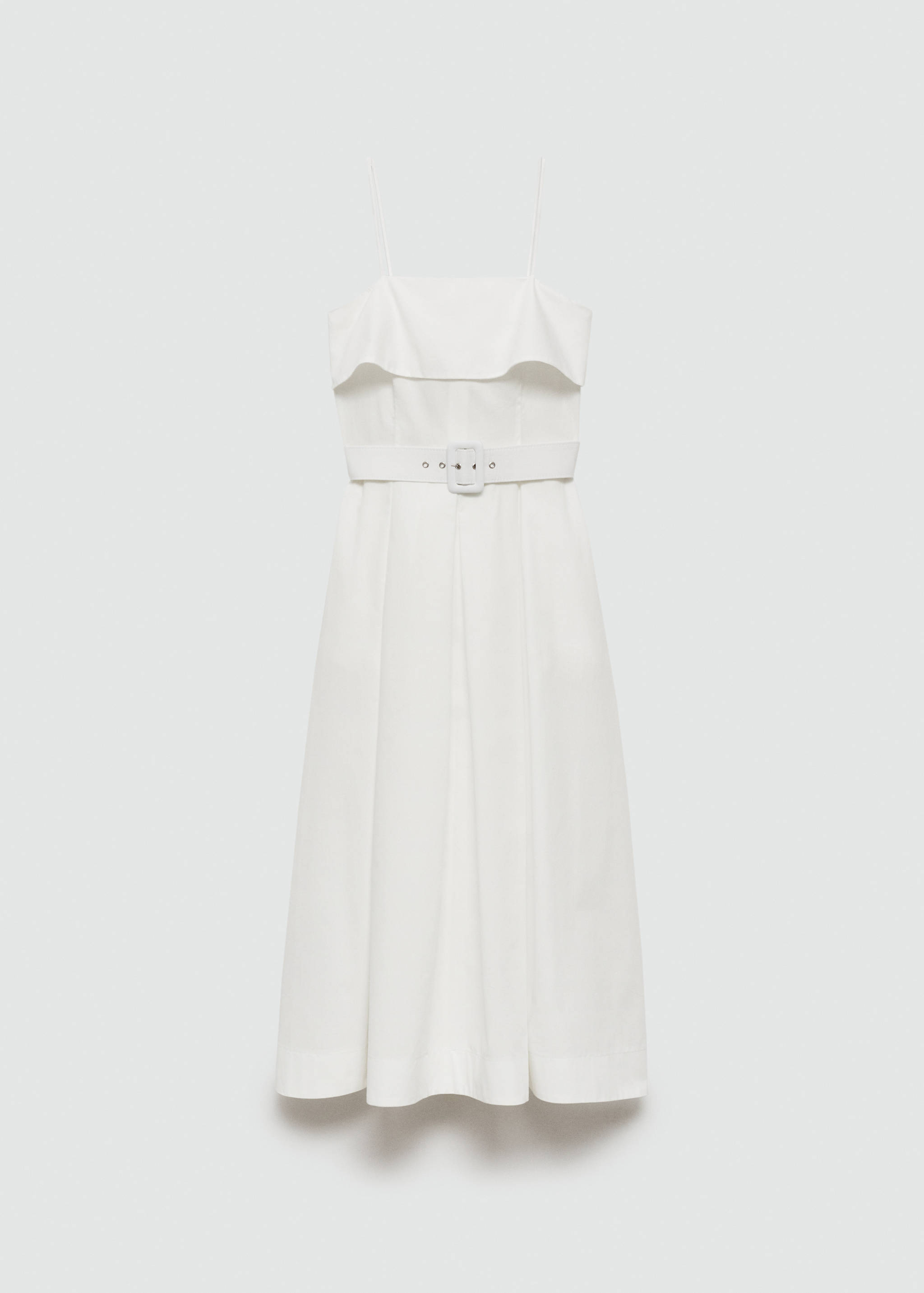 Dress with a belted neckline - Article without model