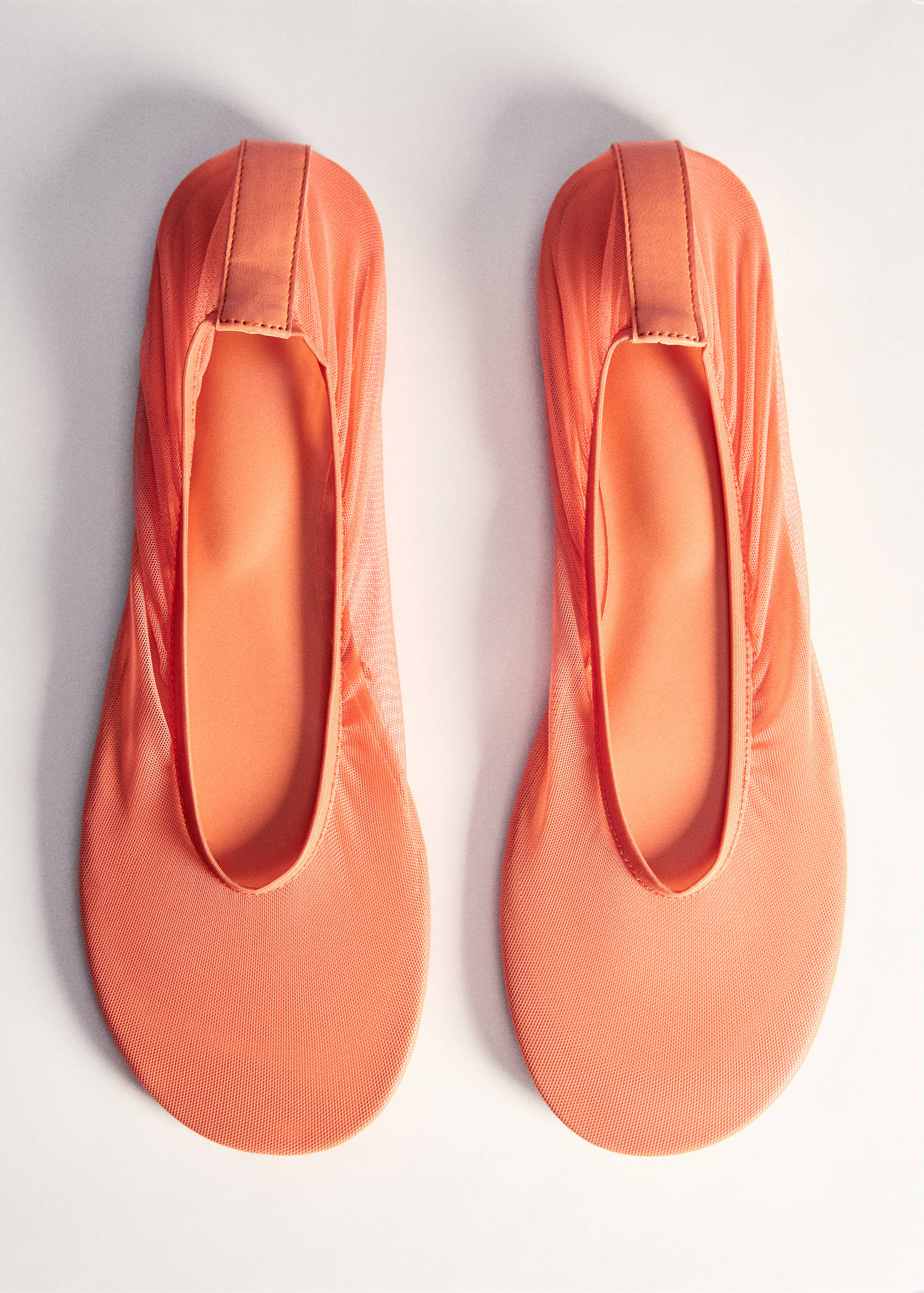 Semi-transparent mesh ballet flats - Details of the article 5
