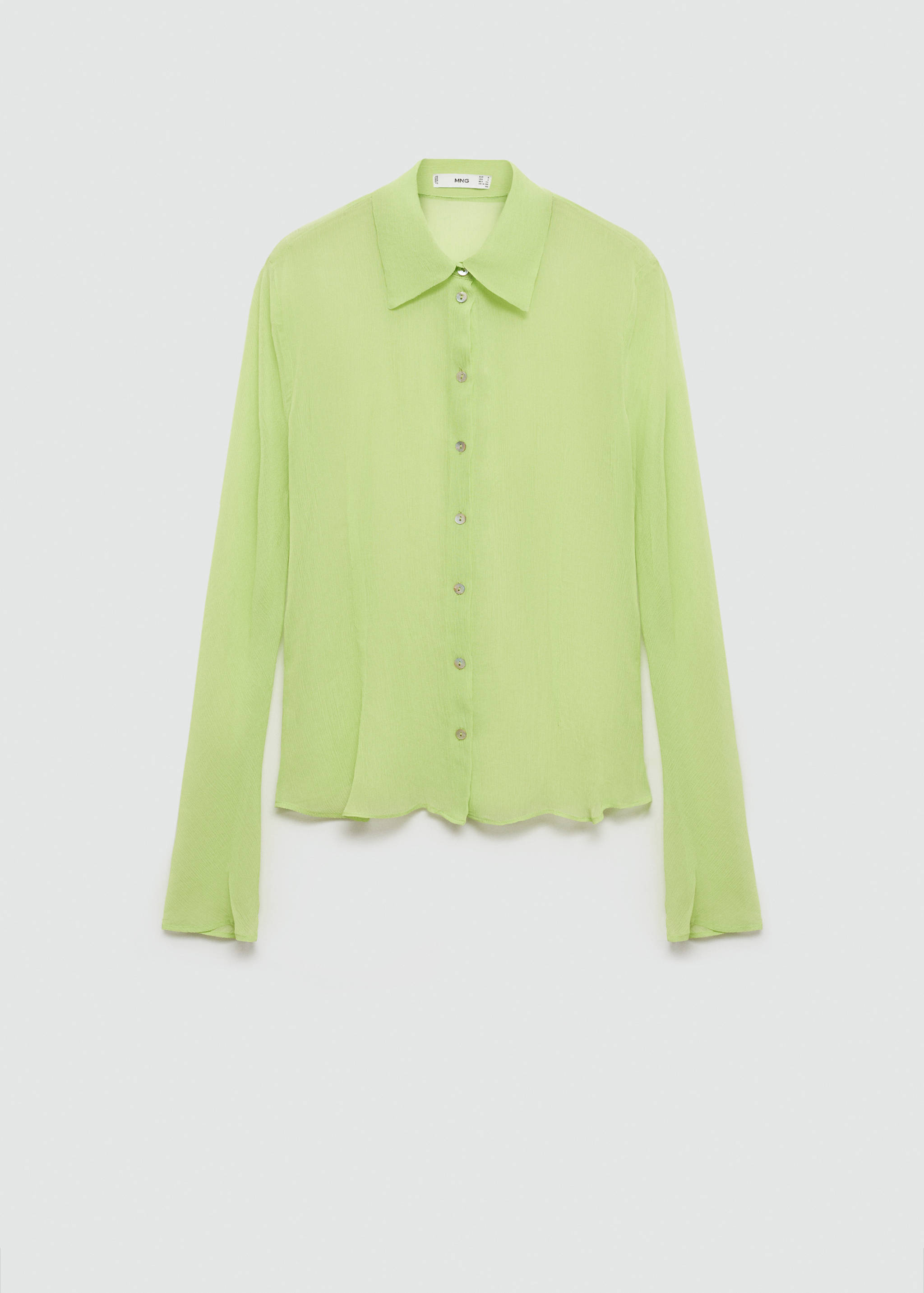 Textured flowy blouse - Article without model