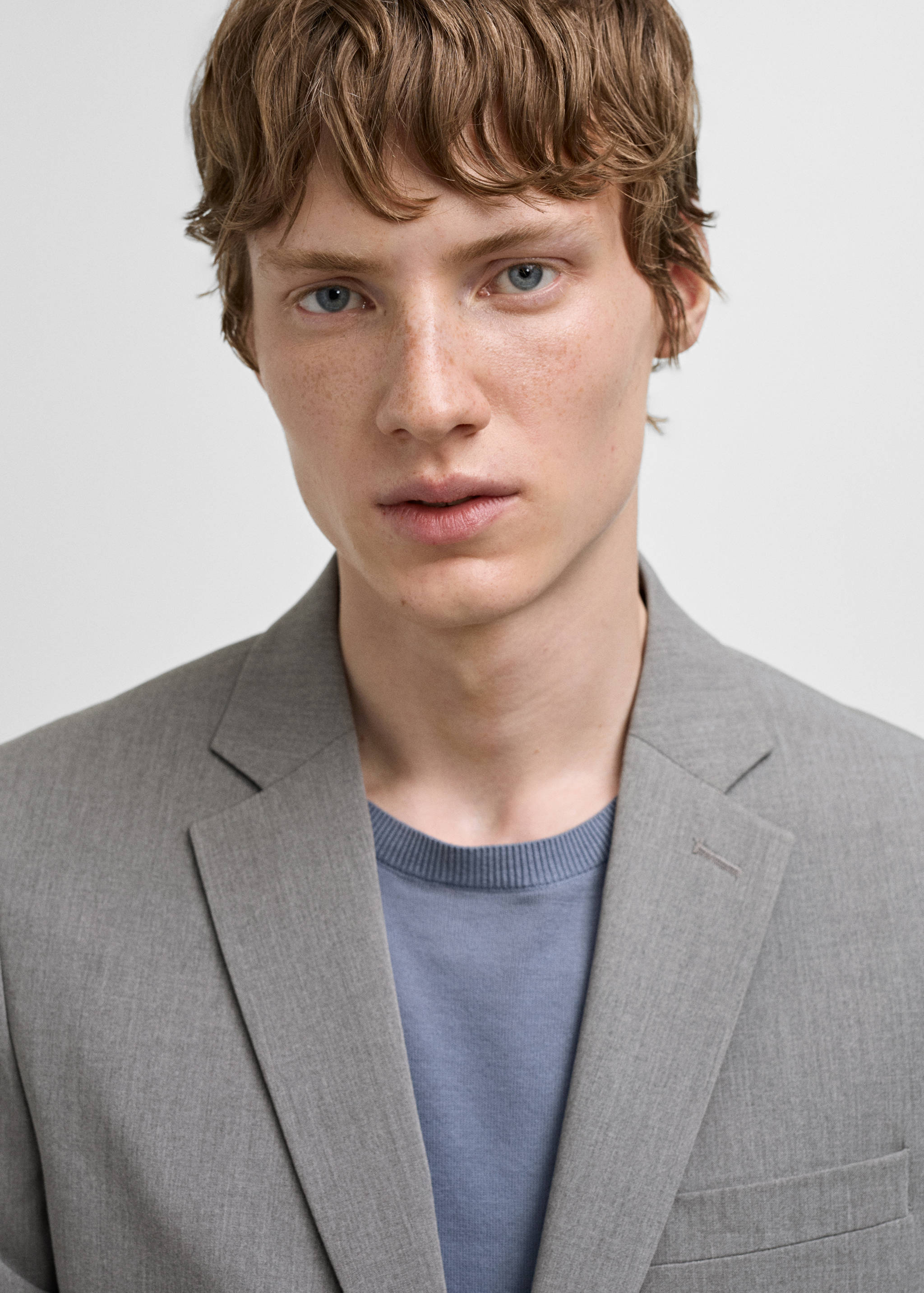 Super slim-fit suit jacket in stretch fabric - Details of the article 3
