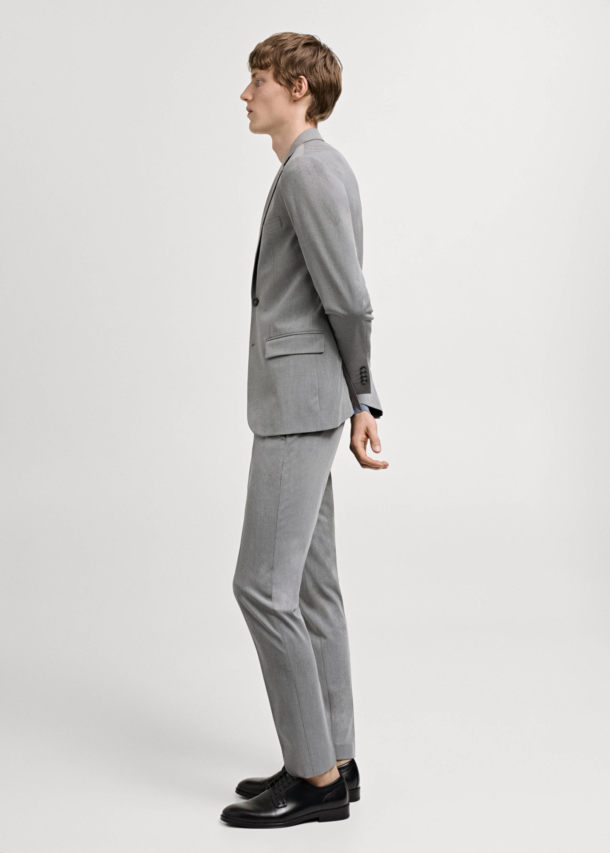 Super slim-fit suit jacket in stretch fabric - Details of the article 2