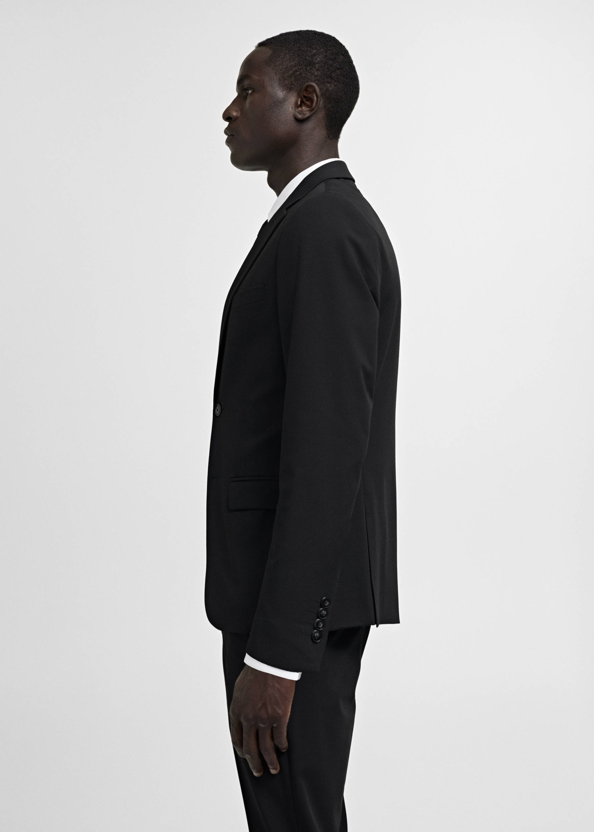 Super slim-fit suit jacket in stretch fabric - Details of the article 2