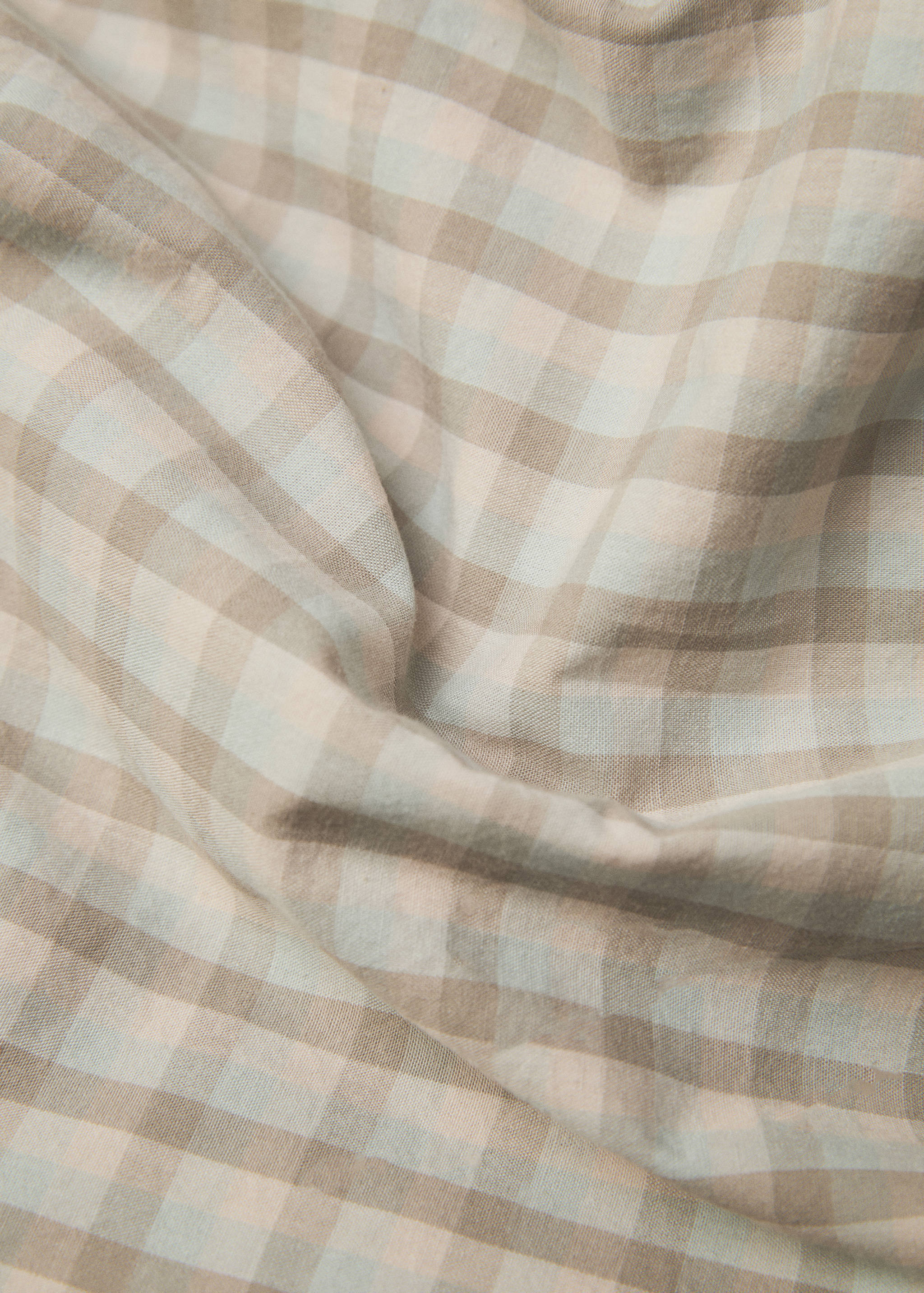 Housse de couette coton vichy Lit 150/160 cm - Détail de l'article 1
