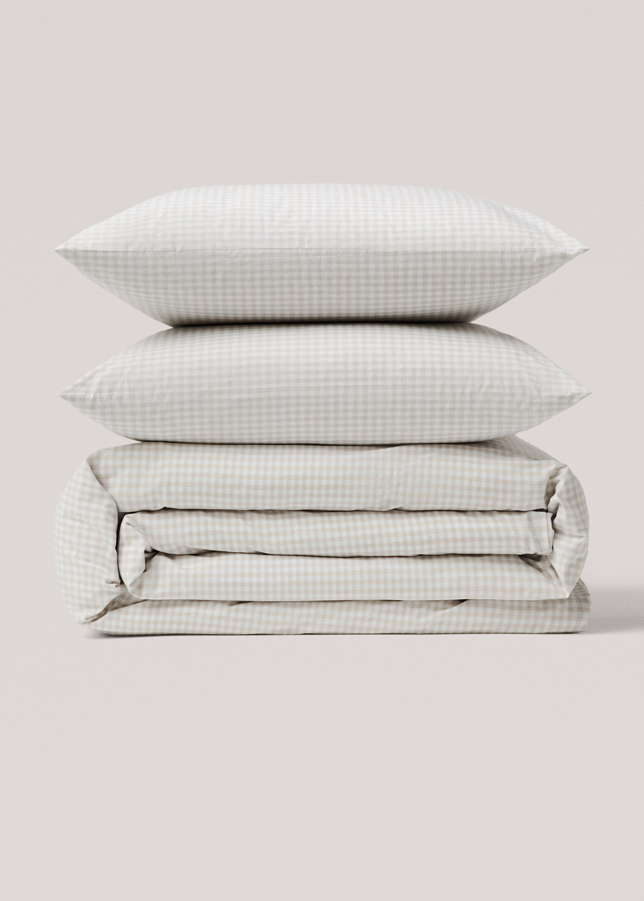 Housse de couette coton vichy Lit 150/160 cm - Article sans modèle