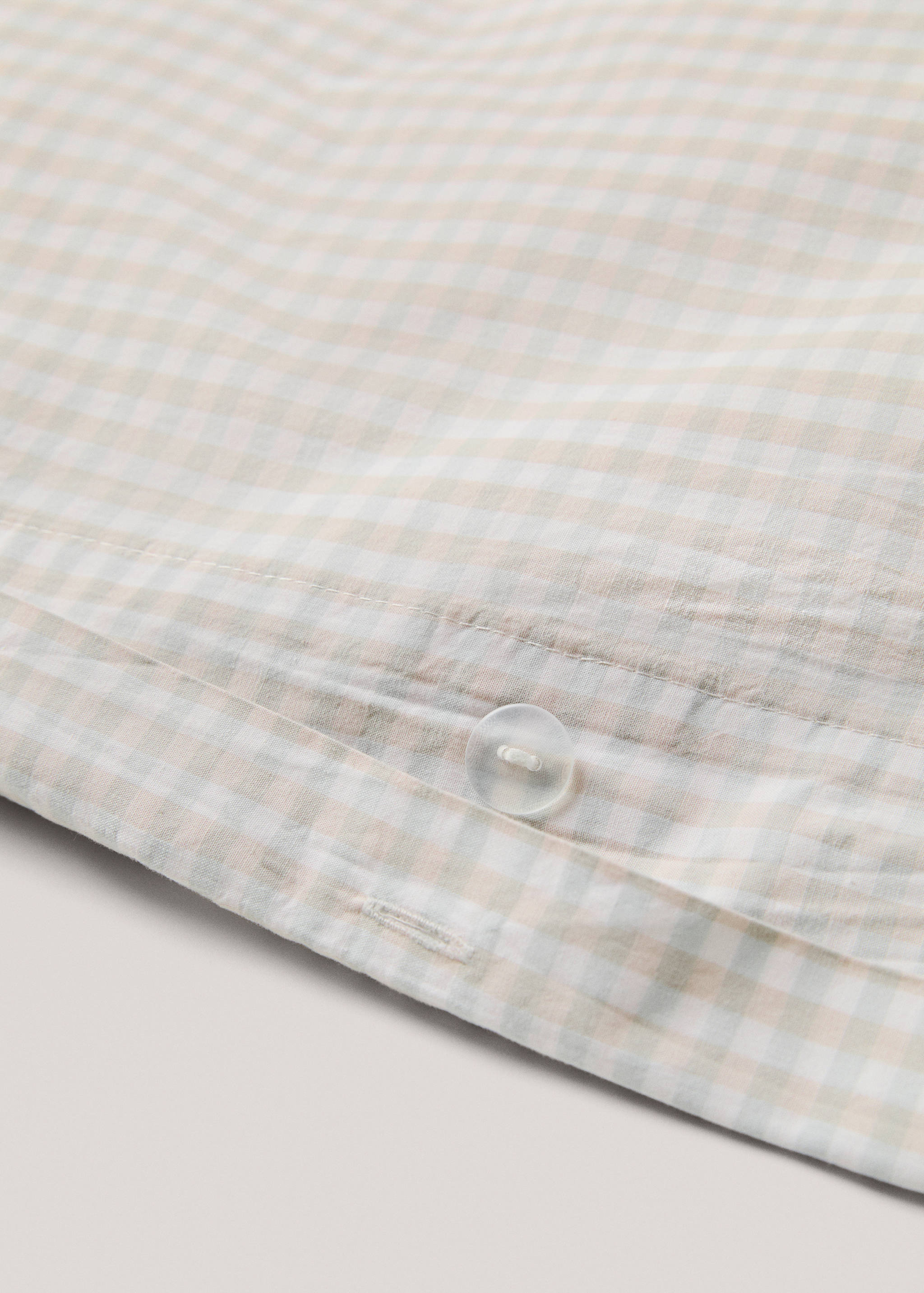 Housse de couette coton vichy Lit 150/160 cm - Détail de l'article 2
