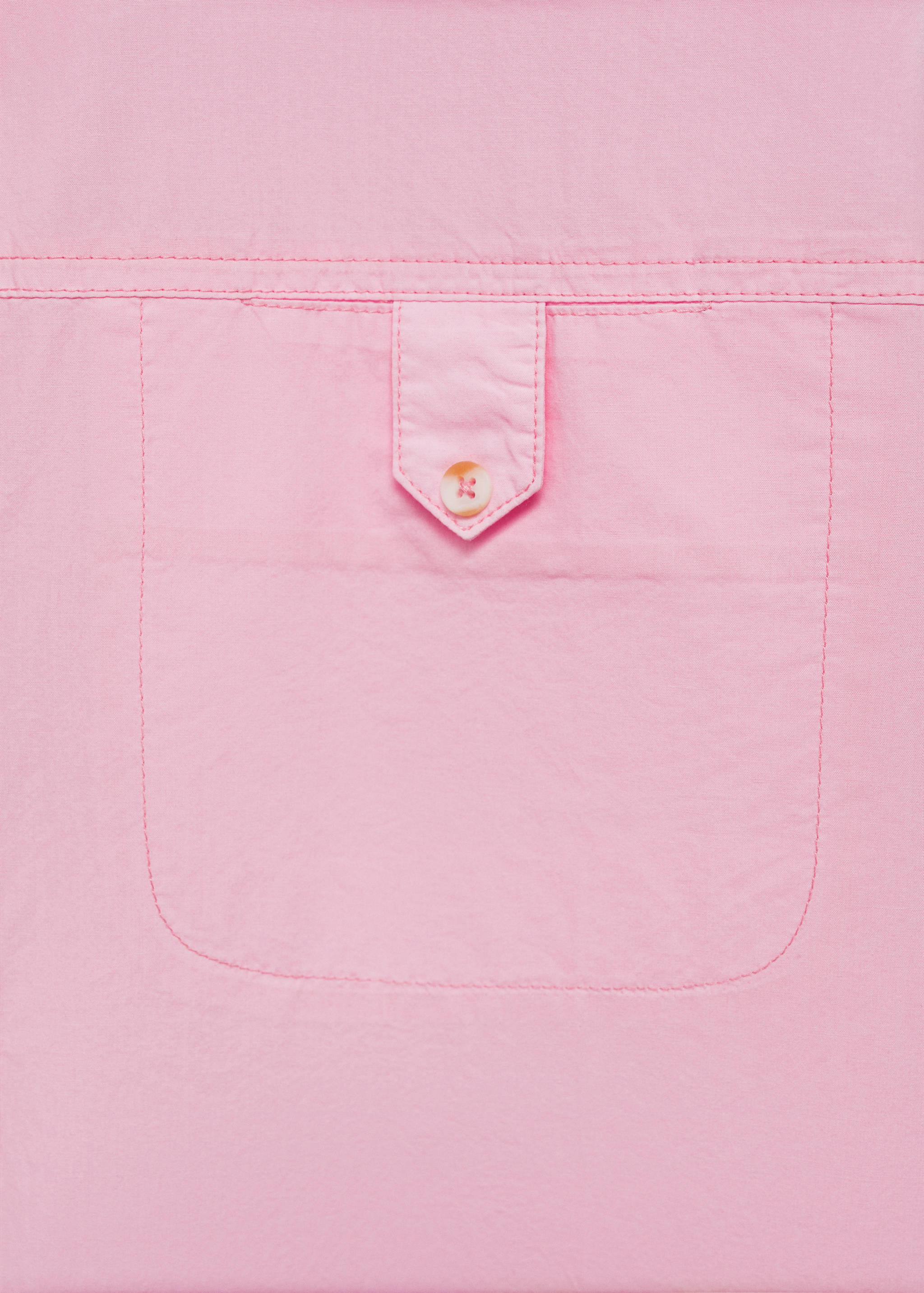 Katoenen blouse met decoratieve knoop - Detail van het artikel 0