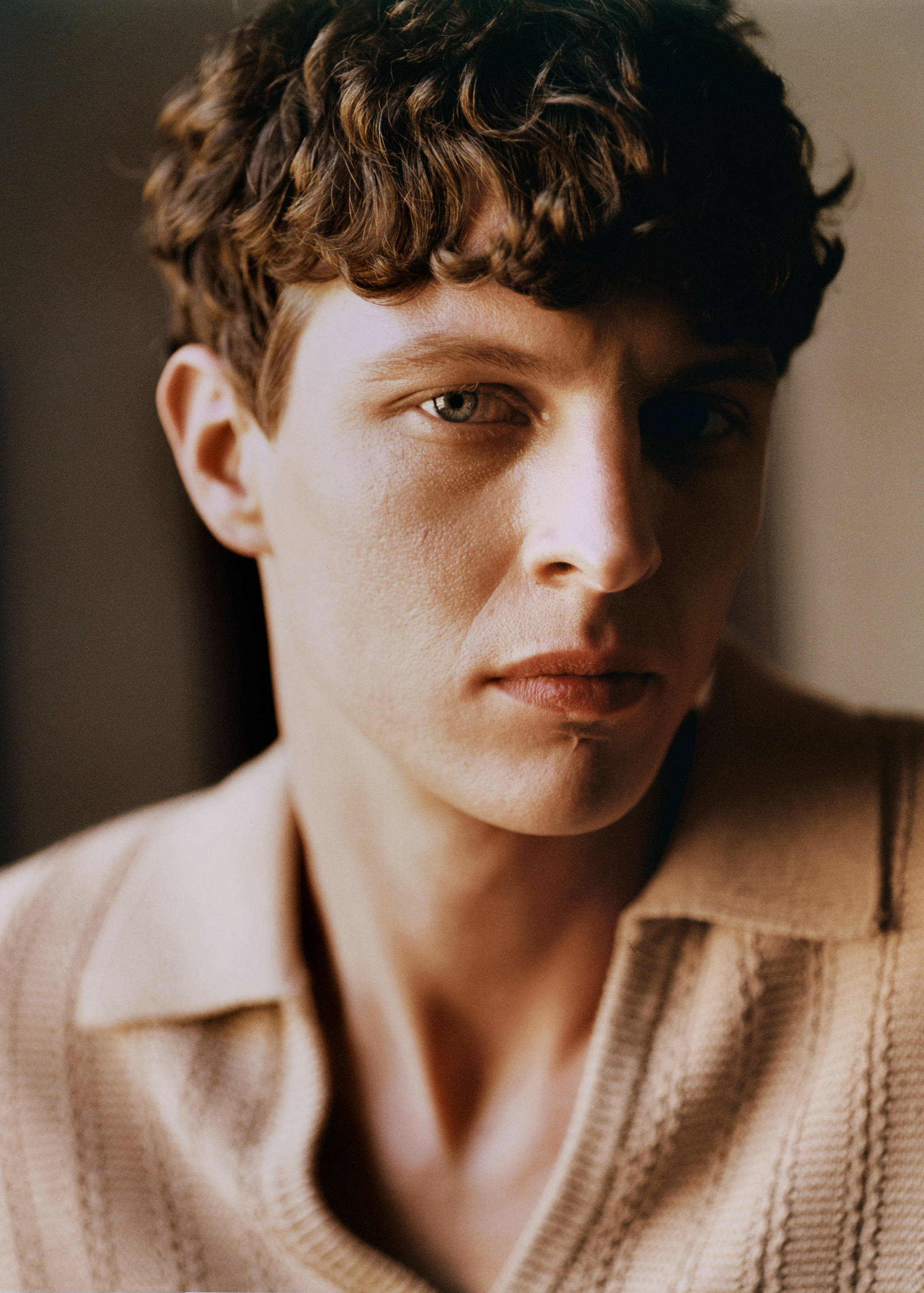 Twisted knitted cotton polo shirt - Details of the article 5