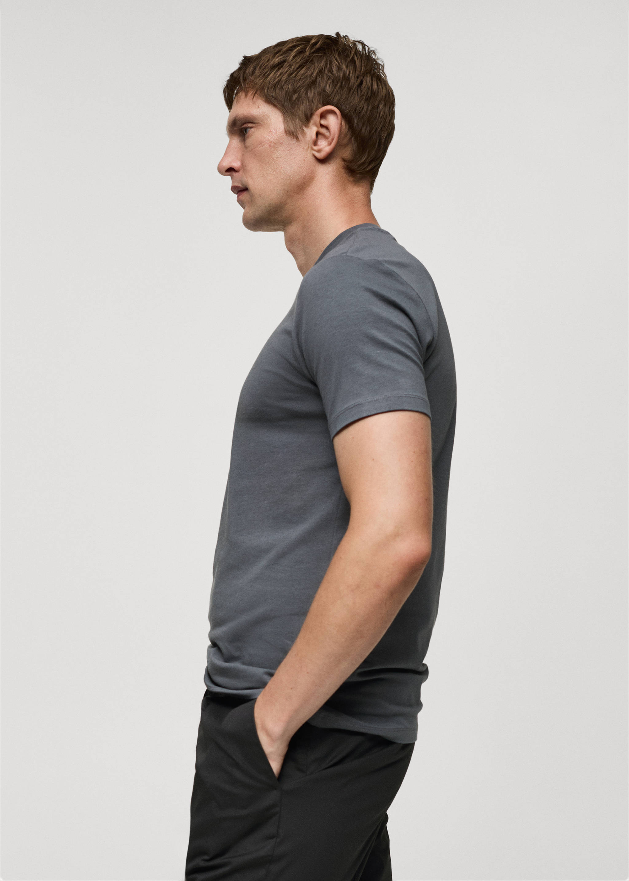 T-shirt coton stretch - Détail de l'article 2