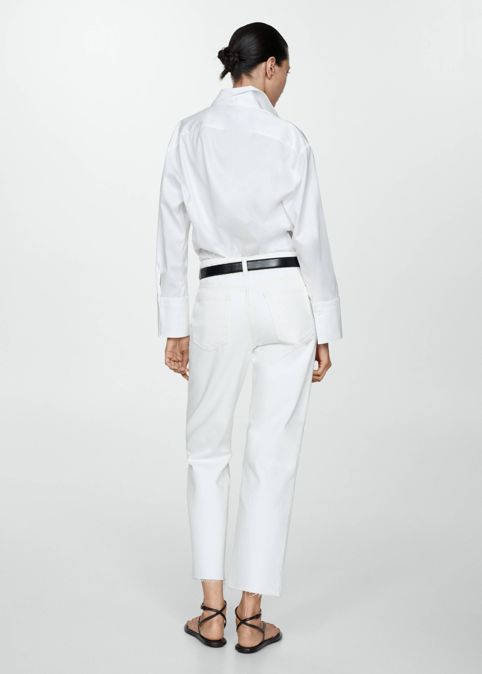 Blanca straight-fit cropped jeans - Reverse of the article