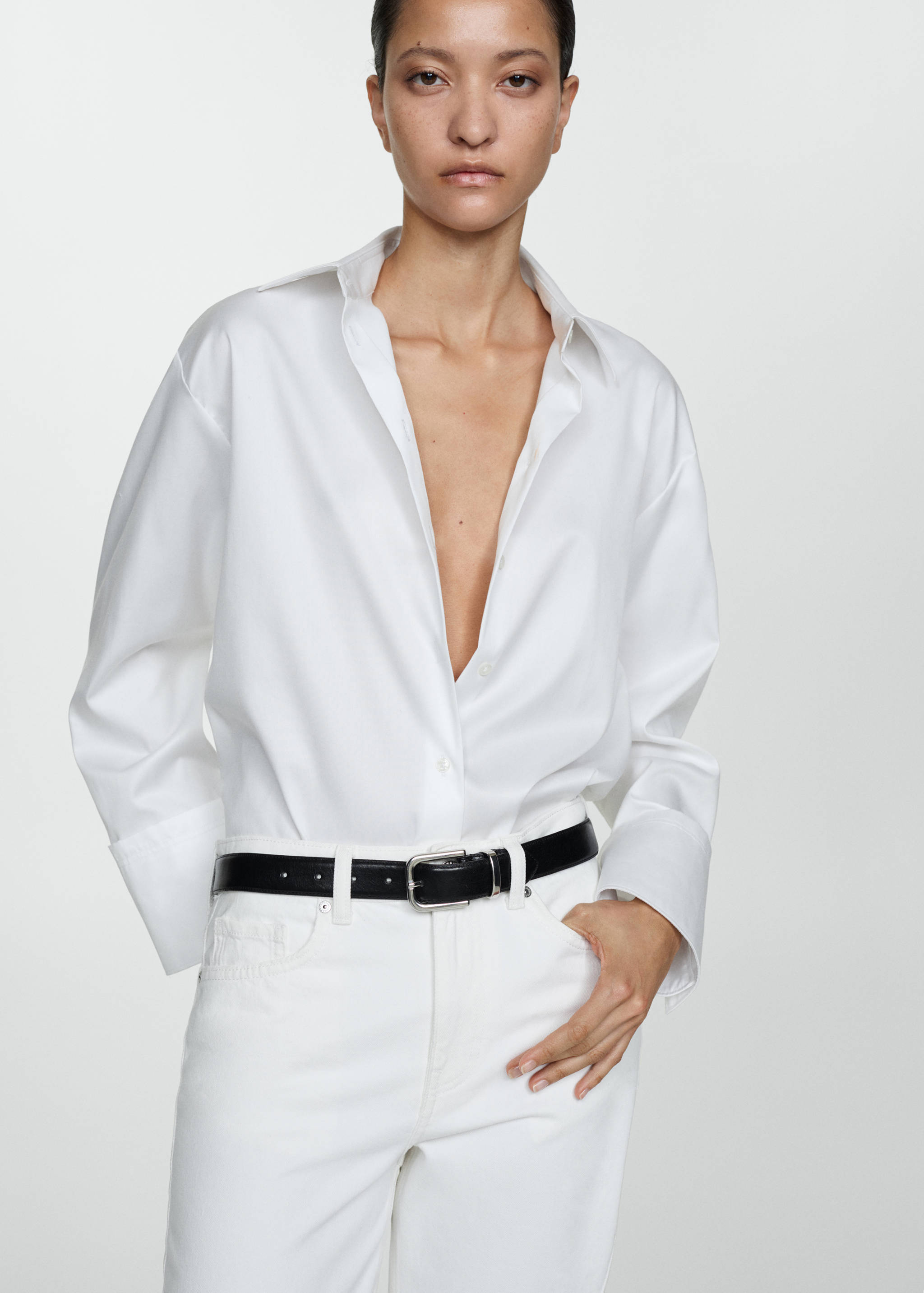 Blanca straight-fit cropped jeans - Details of the article 1