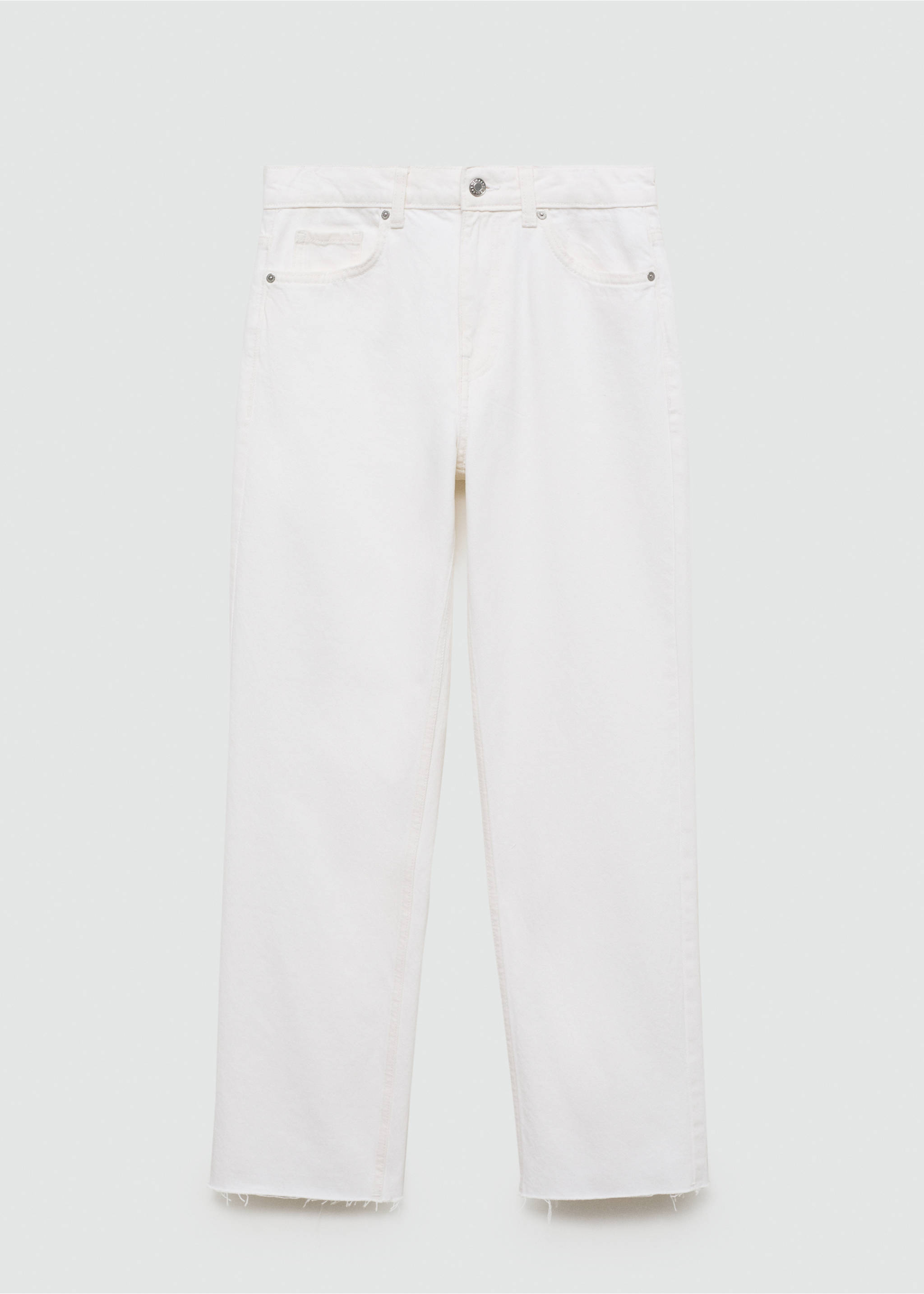 Jeans Blanca rectos crop - Artículo sin modelo, Blanco. Ref: 77050588-00.