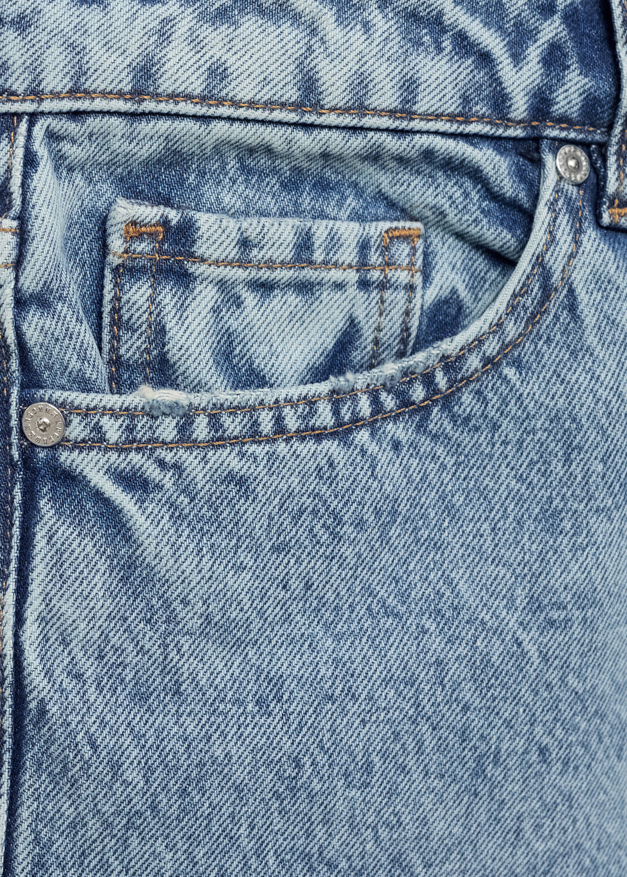 Jeans Blanca rectos crop - Detalle del artículo 0