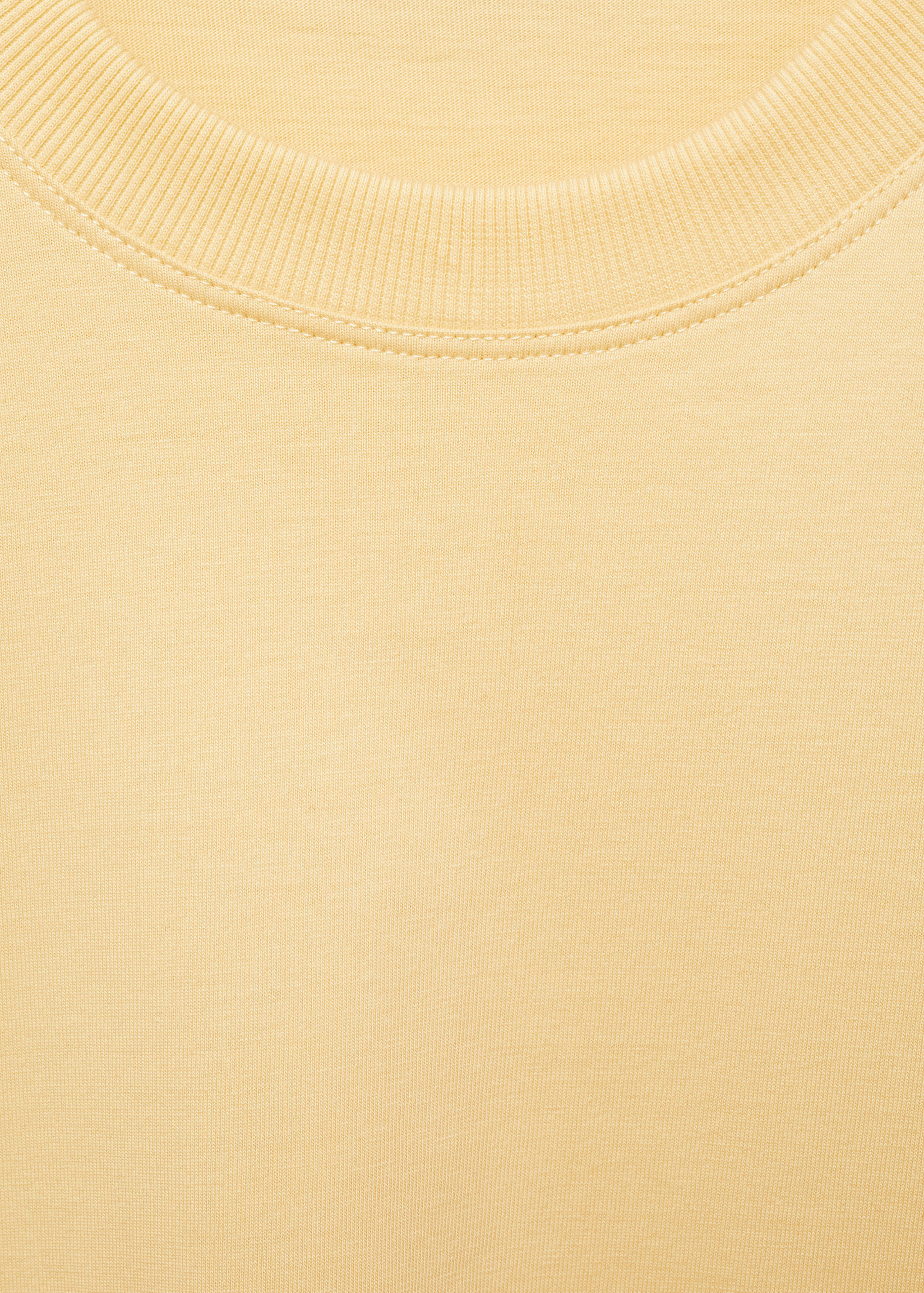 印花棉质混纺T恤 - null