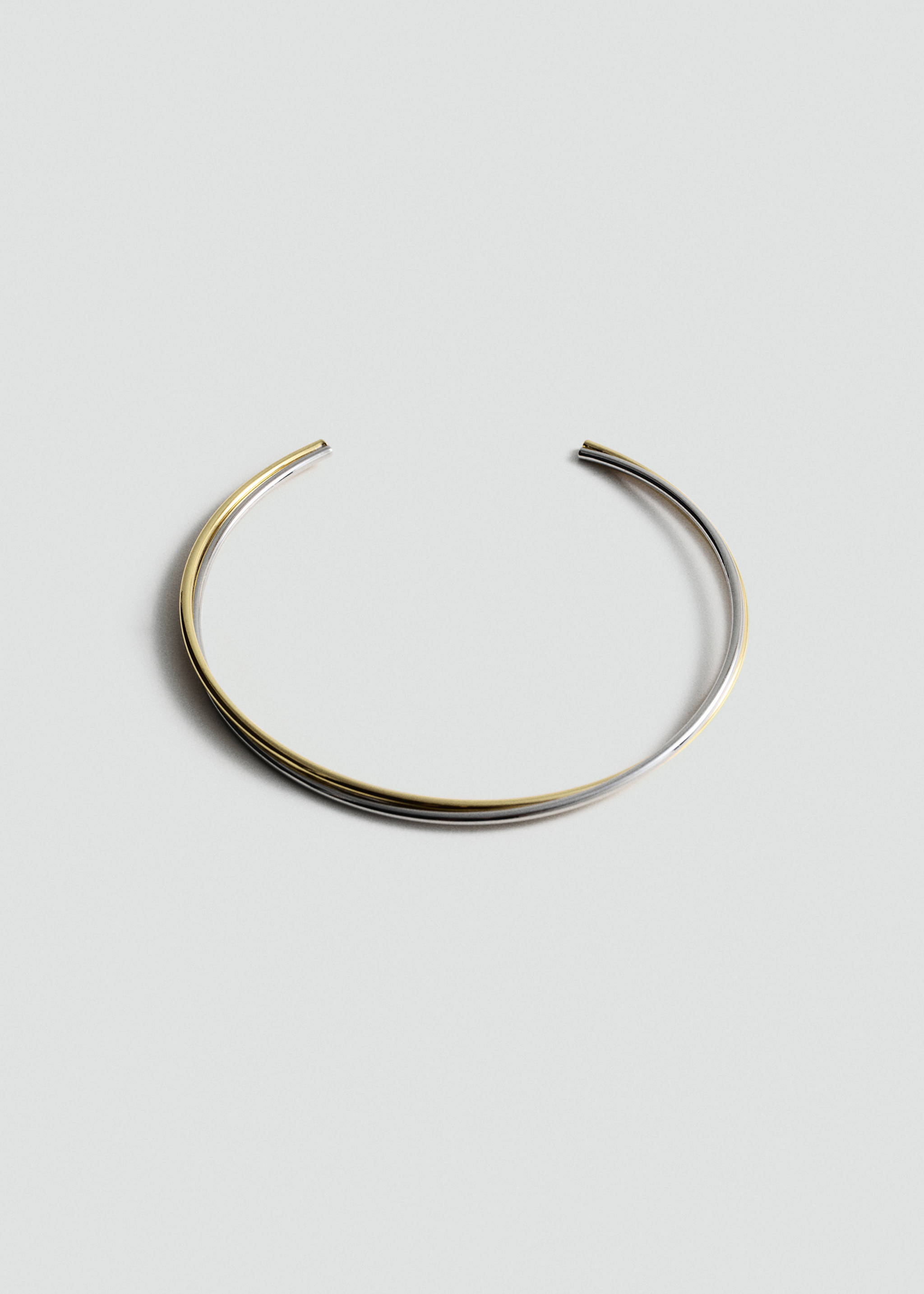 Collier ras-de-cou anneaux entrelacés - Article sans modèle