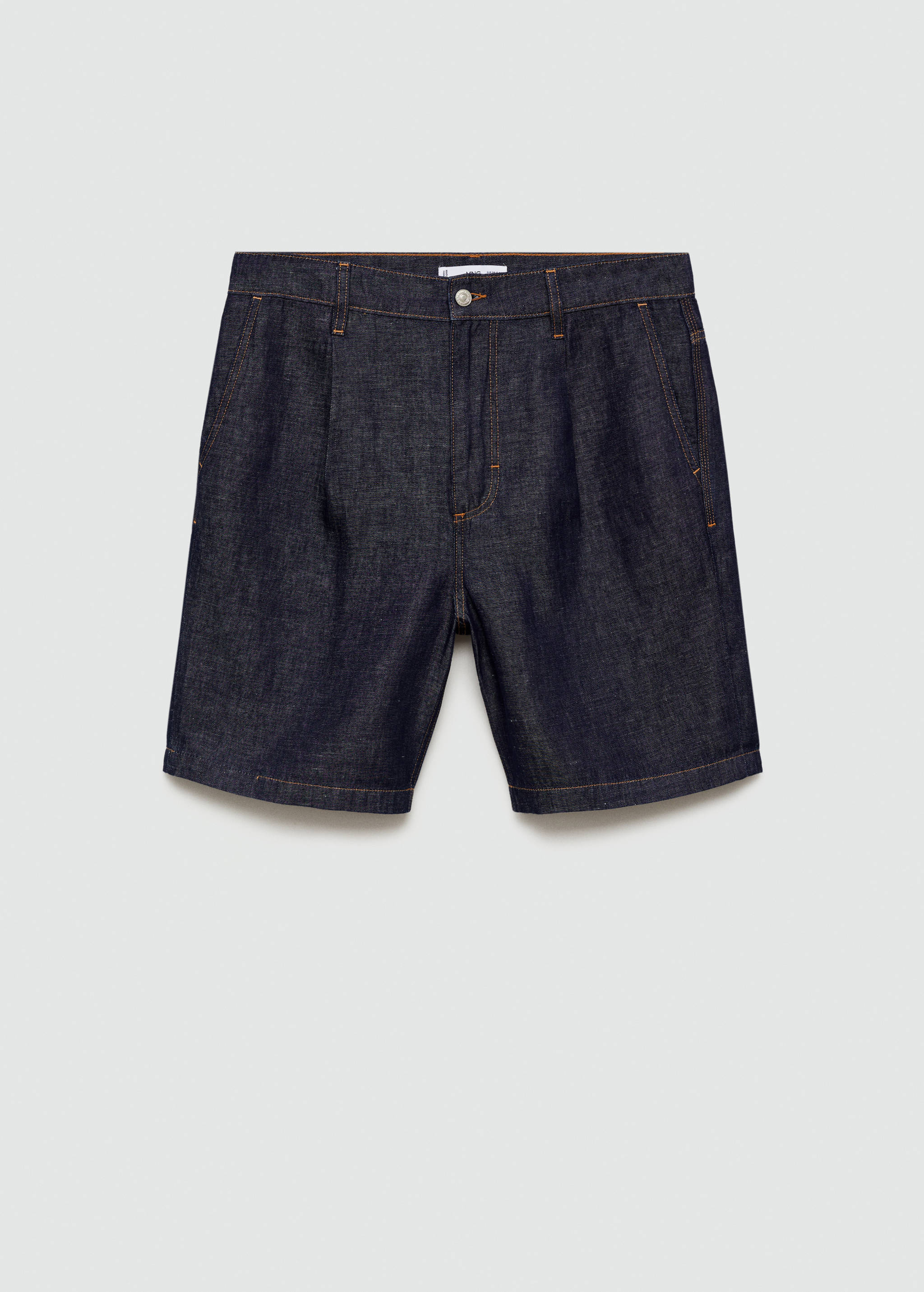 Bermuda 100 % coton effet denim - Article sans modèle