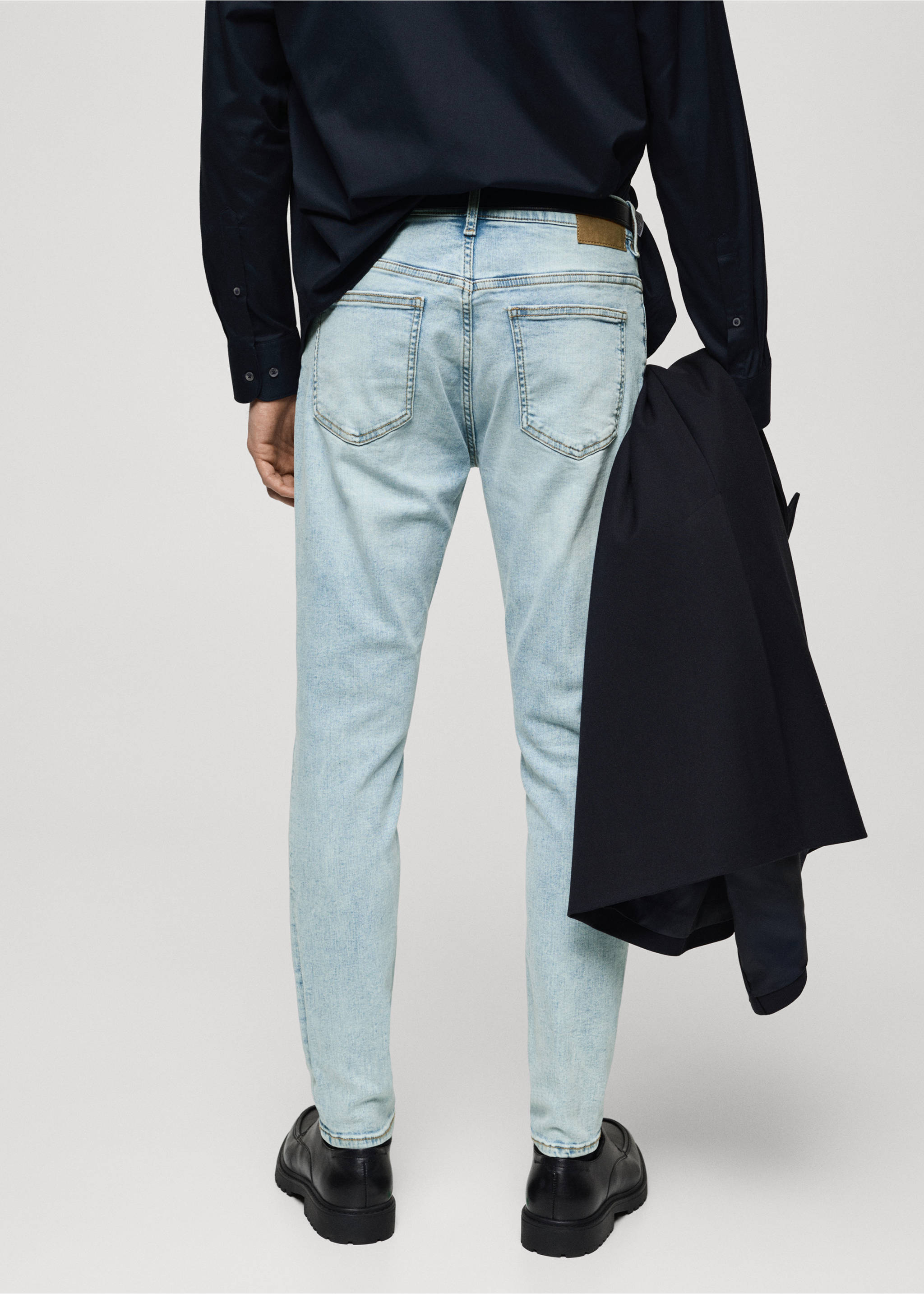 Jeans Jude skinny fit - Reverso del artículo, Azul claro. Ref: 77050616-00.