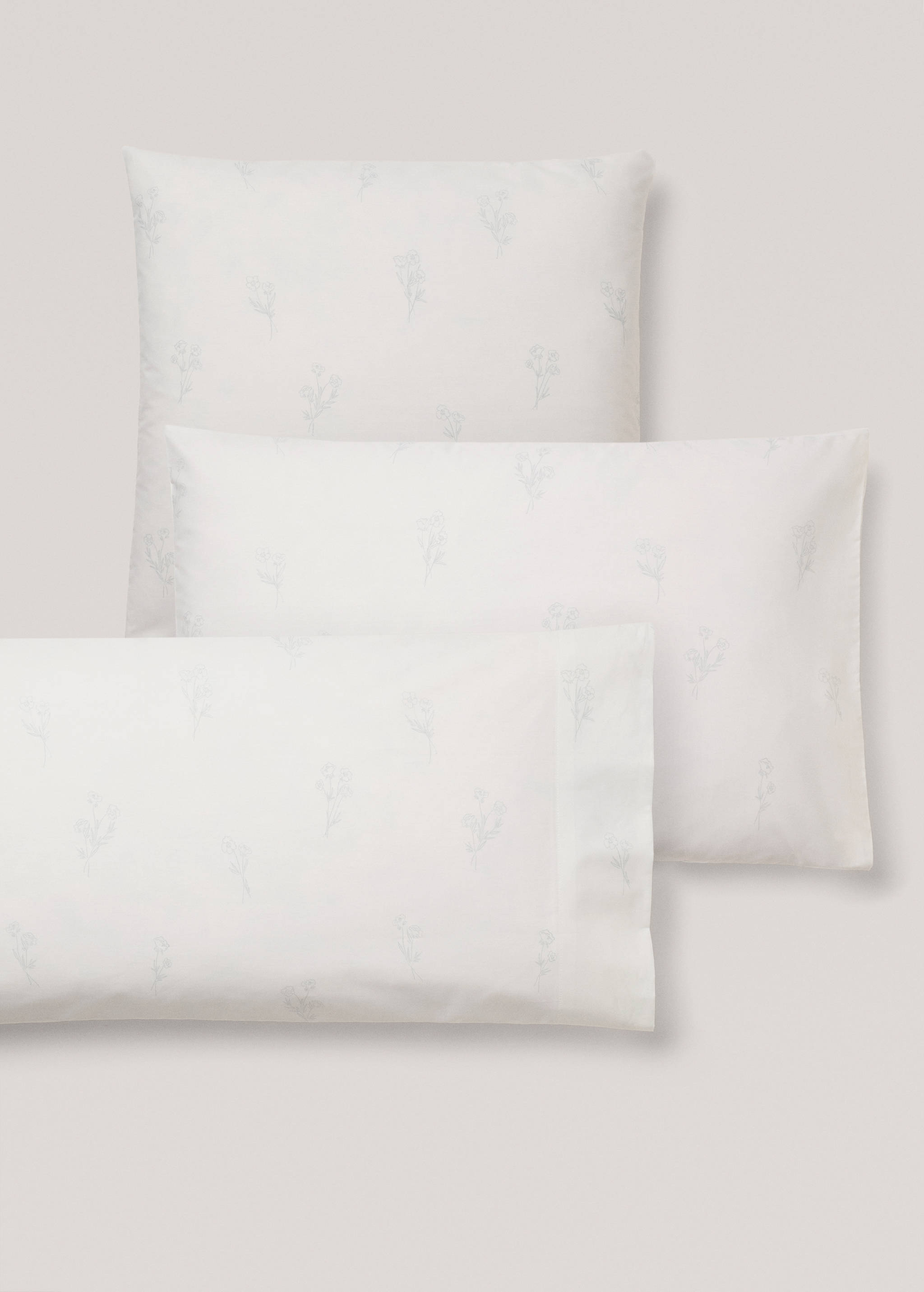 Floral pillow case 50x75cm - Details of the article 4