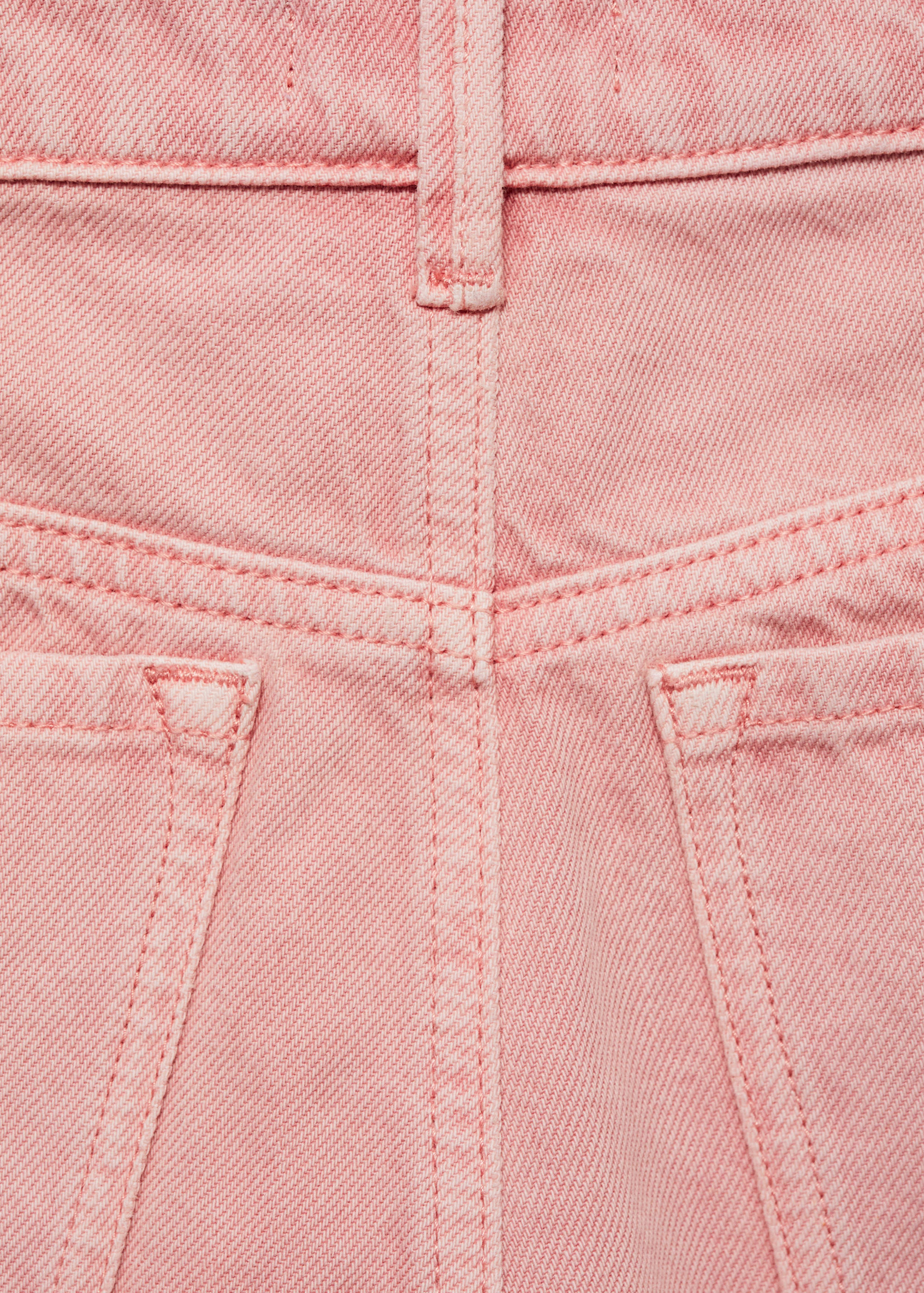 Frayed hem denim shorts - Details of the article 0