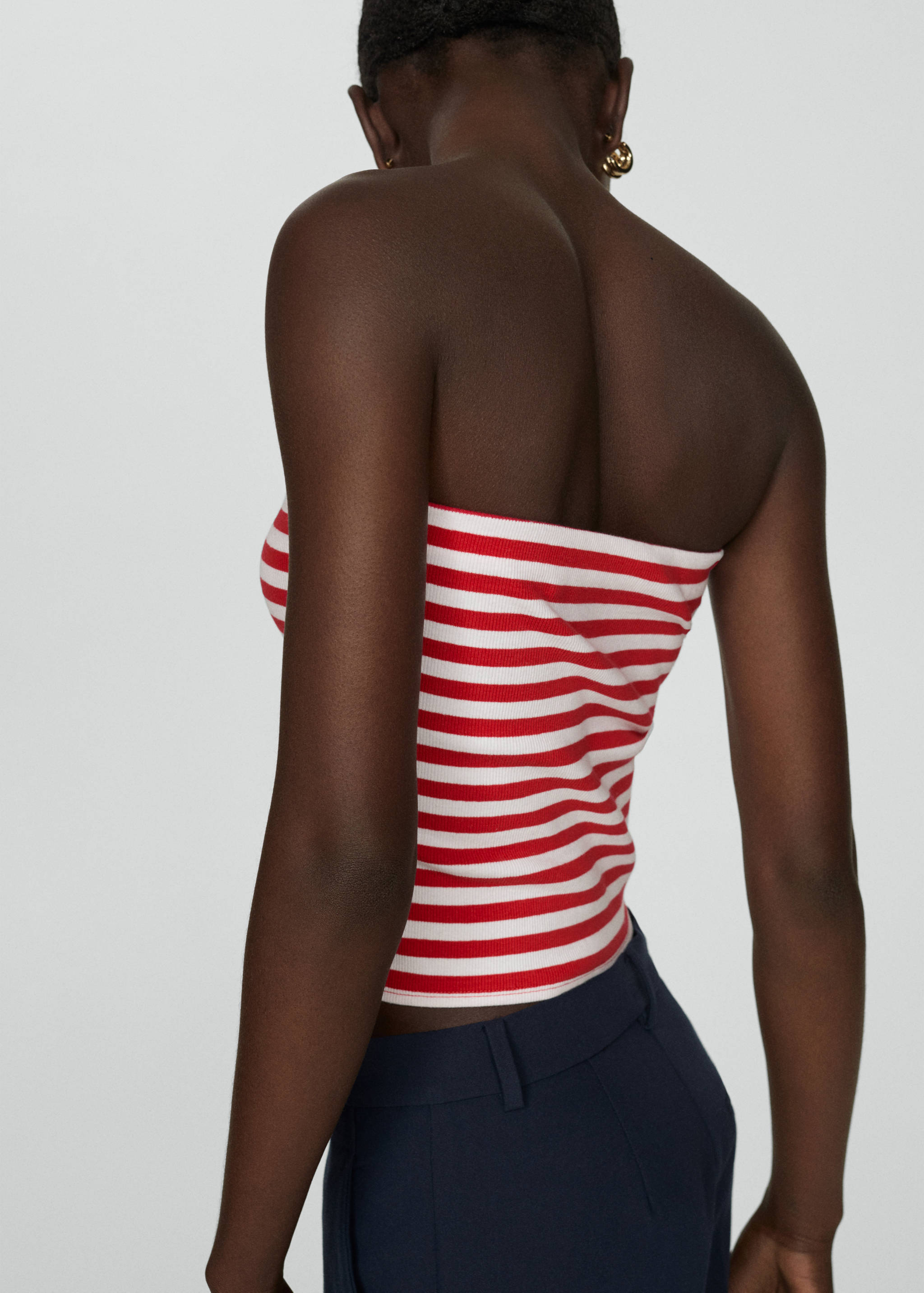 Cotton bandeau top - Details of the article 2