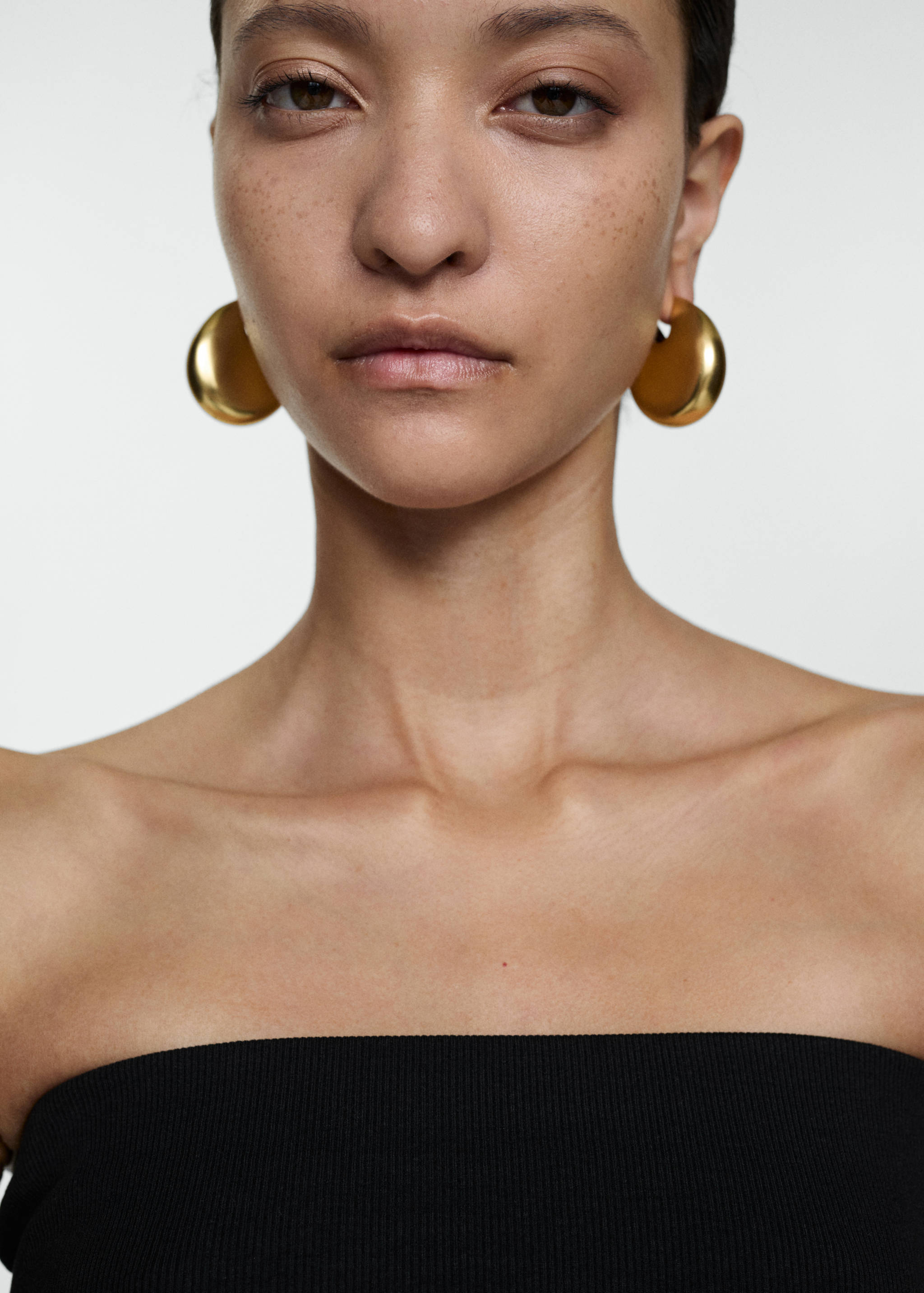 Cotton bandeau top - Details of the article 1