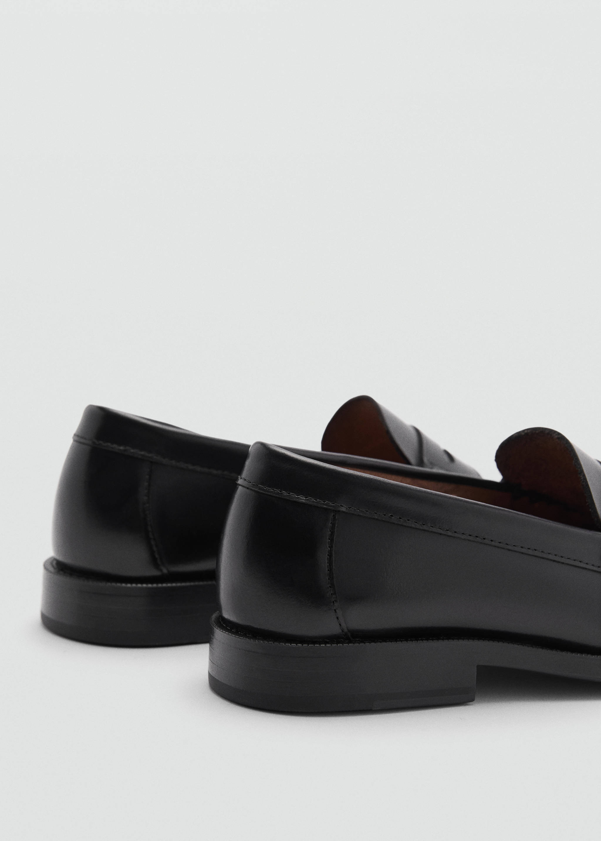 Aged-leather loafers - Details of the article 1